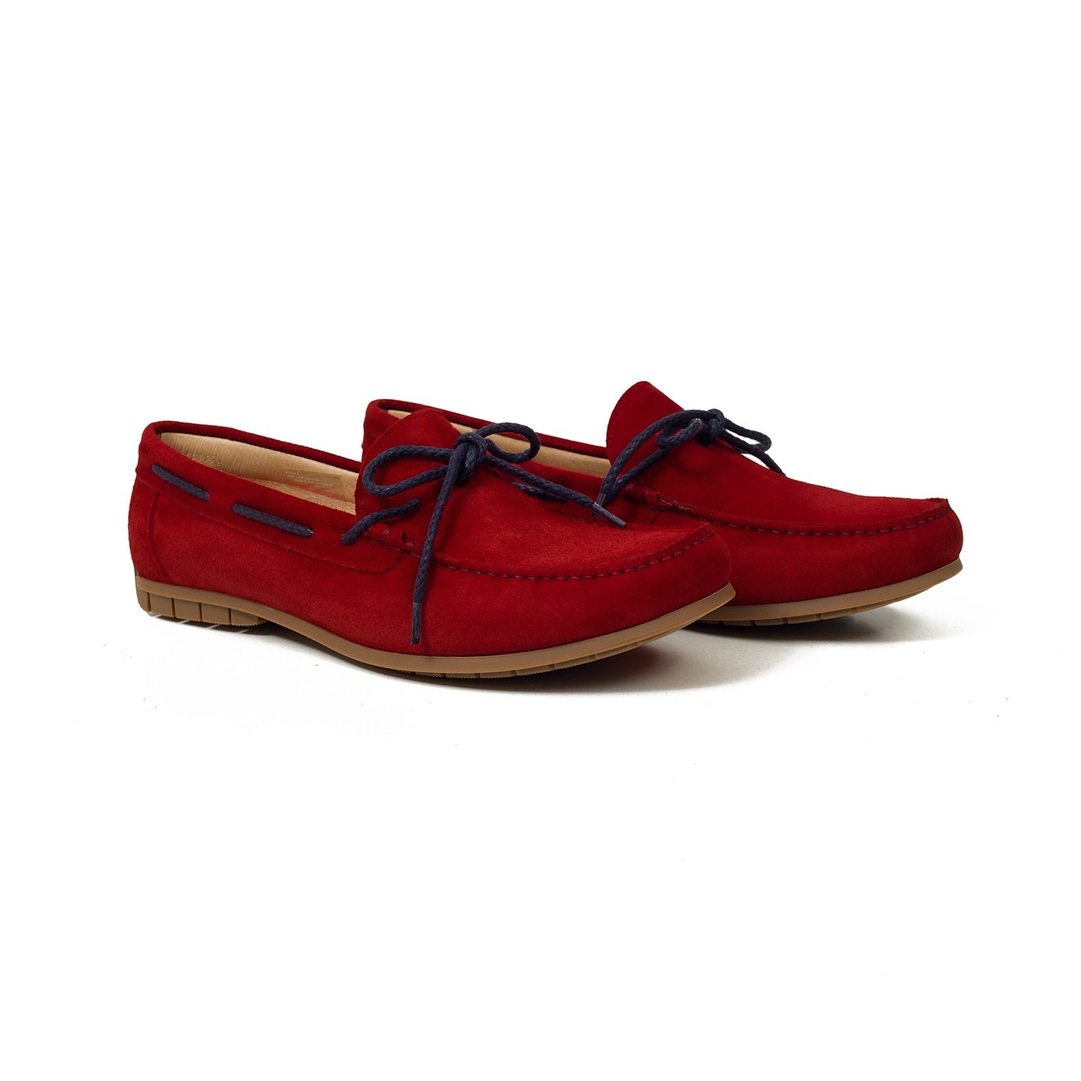 CORDÓN – Mocasín de hombre ROJO con cordón