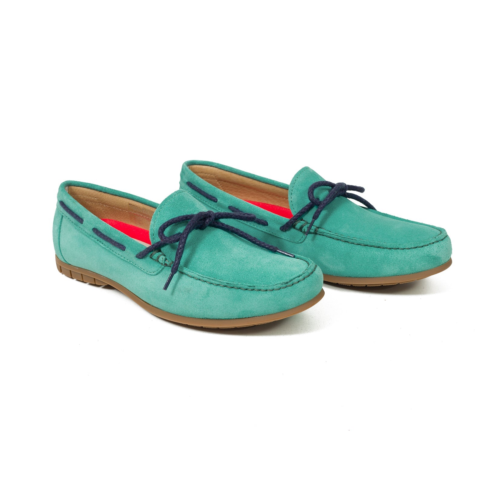 CORDÓN – Mocasín de hombre TURQUESA con cordón