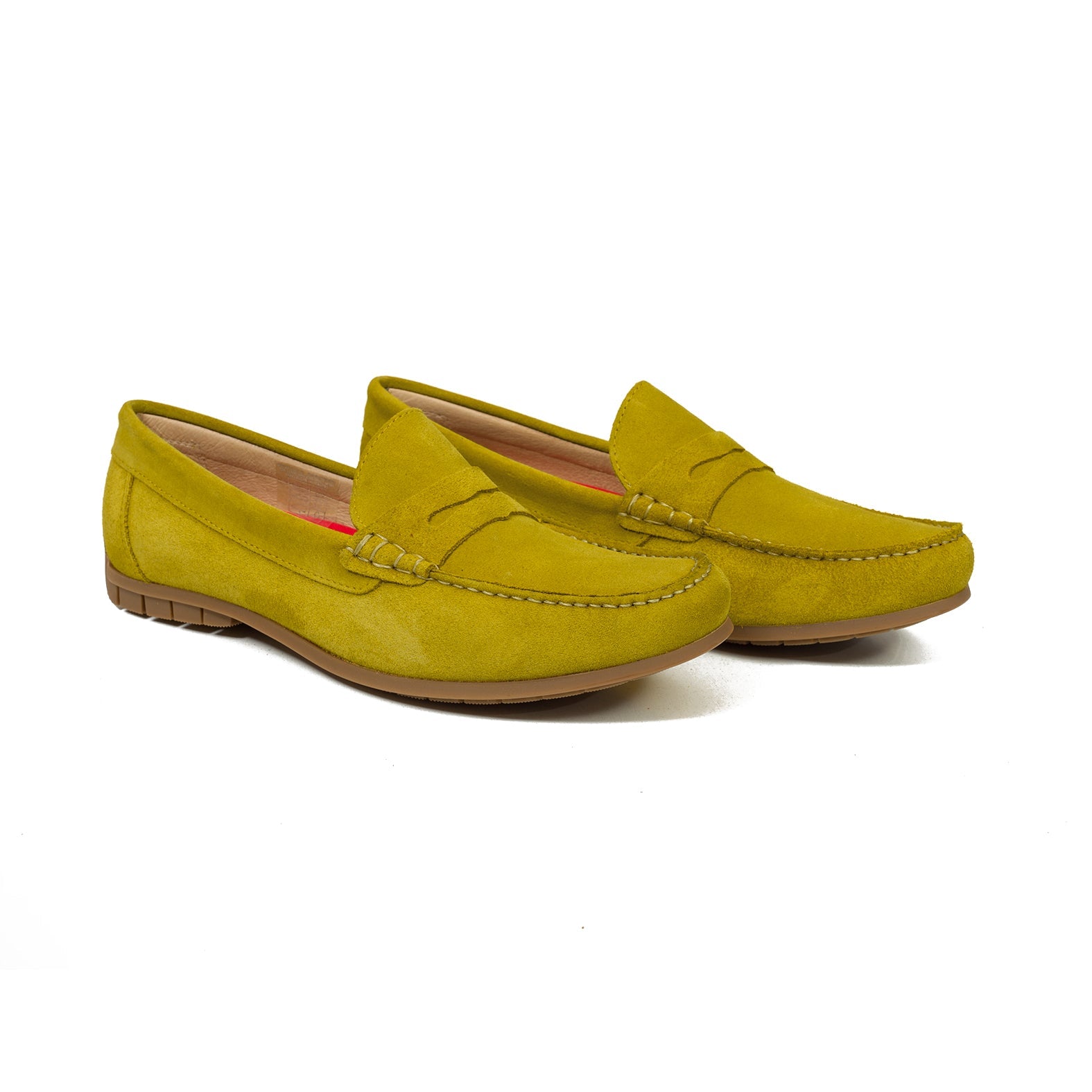 ANTIFAZ – Mocasín de hombre AMARILLO con antifaz