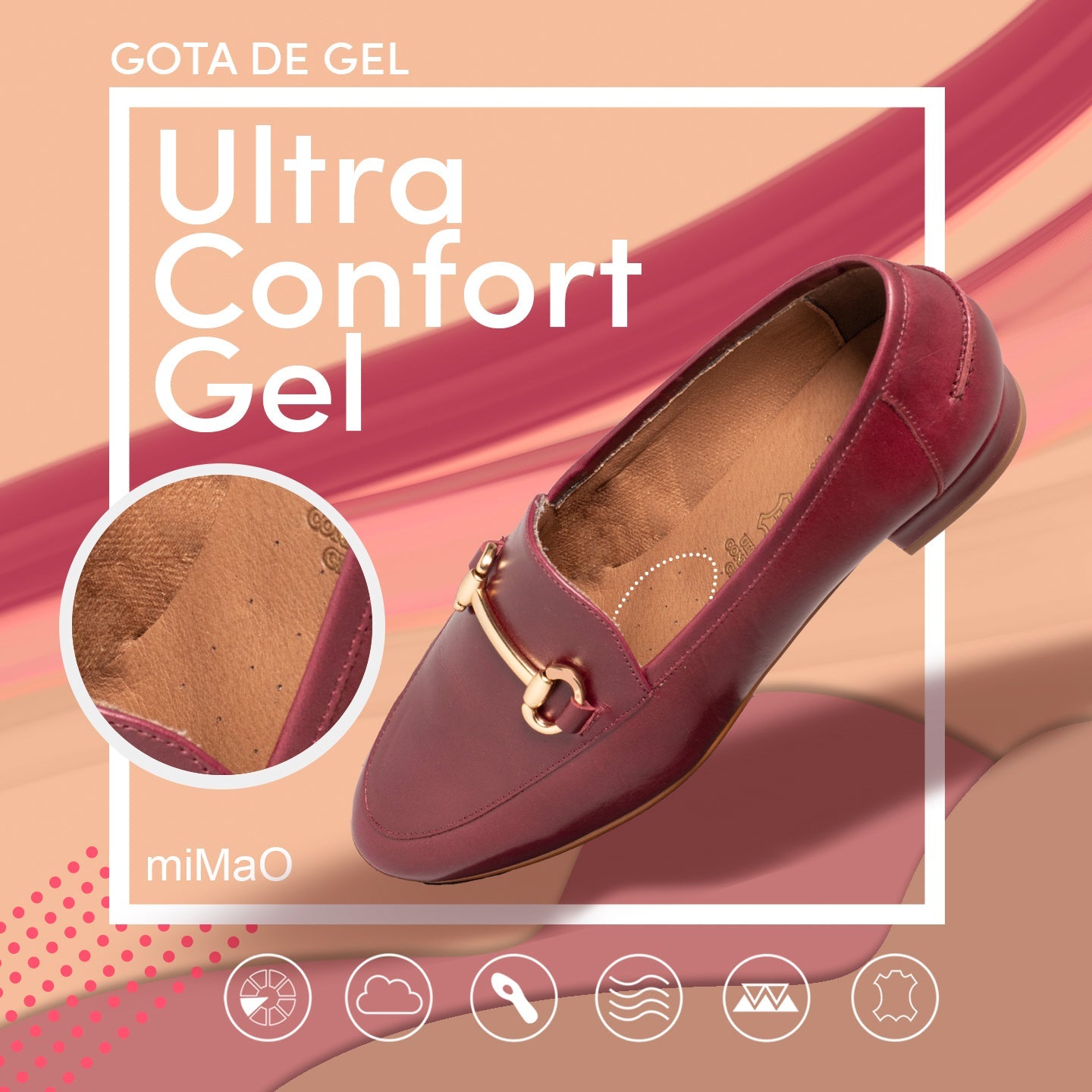 STYLE- Mocasín CUERO con detalle metálico
