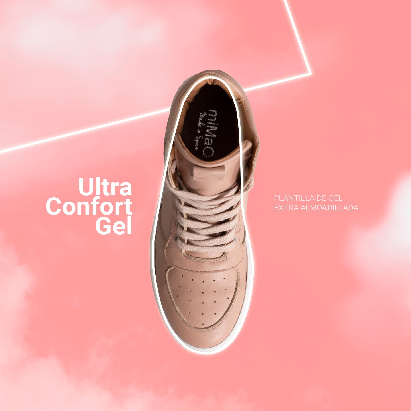 BASKET - Zapatillas altas de mujer NEGRO