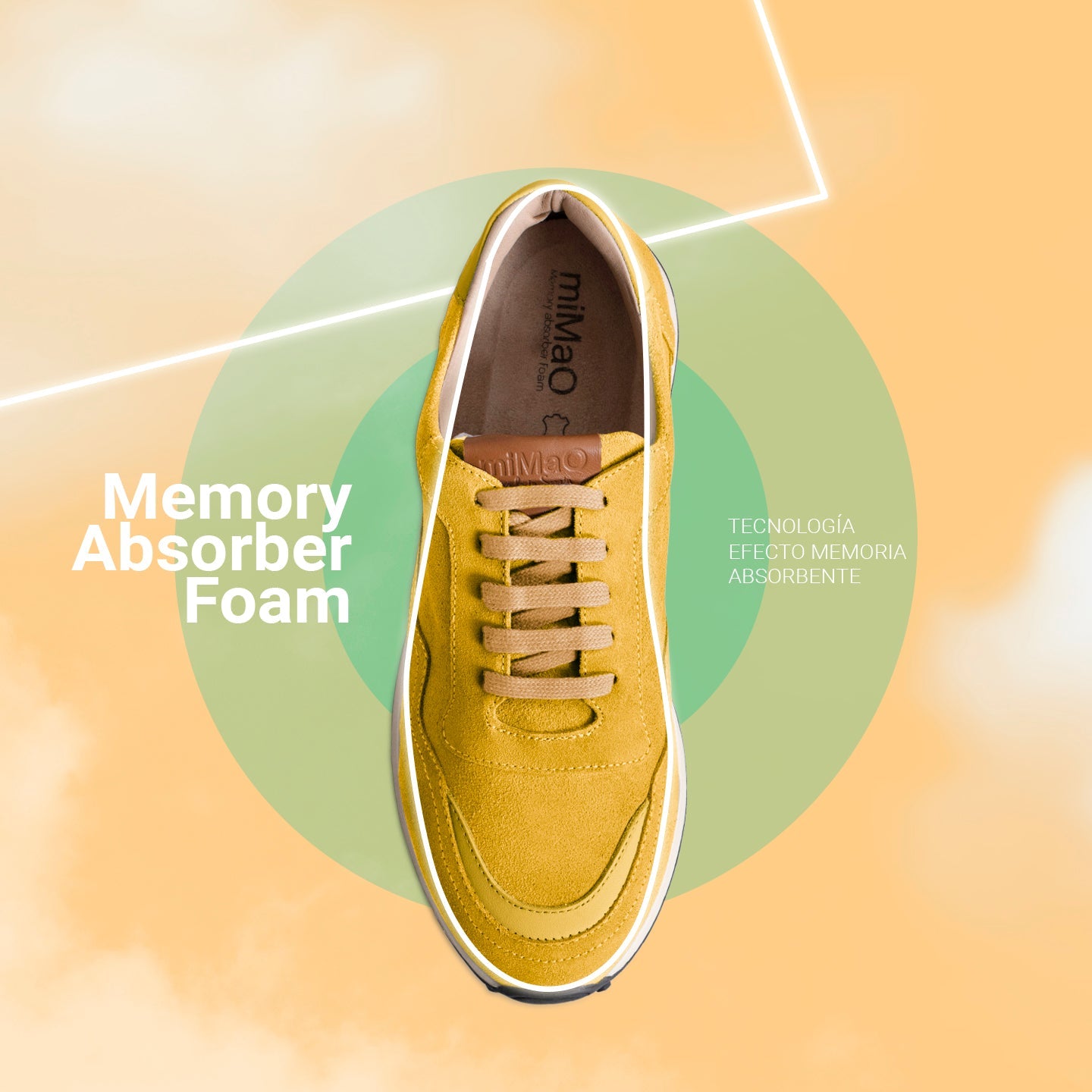 BOSTON - Zapatillas de piel para hombre JEANS