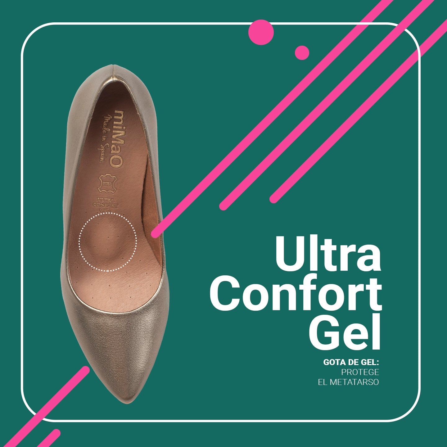 URBAN S SPLASH - Zapatos de piel metalizada PLATINO