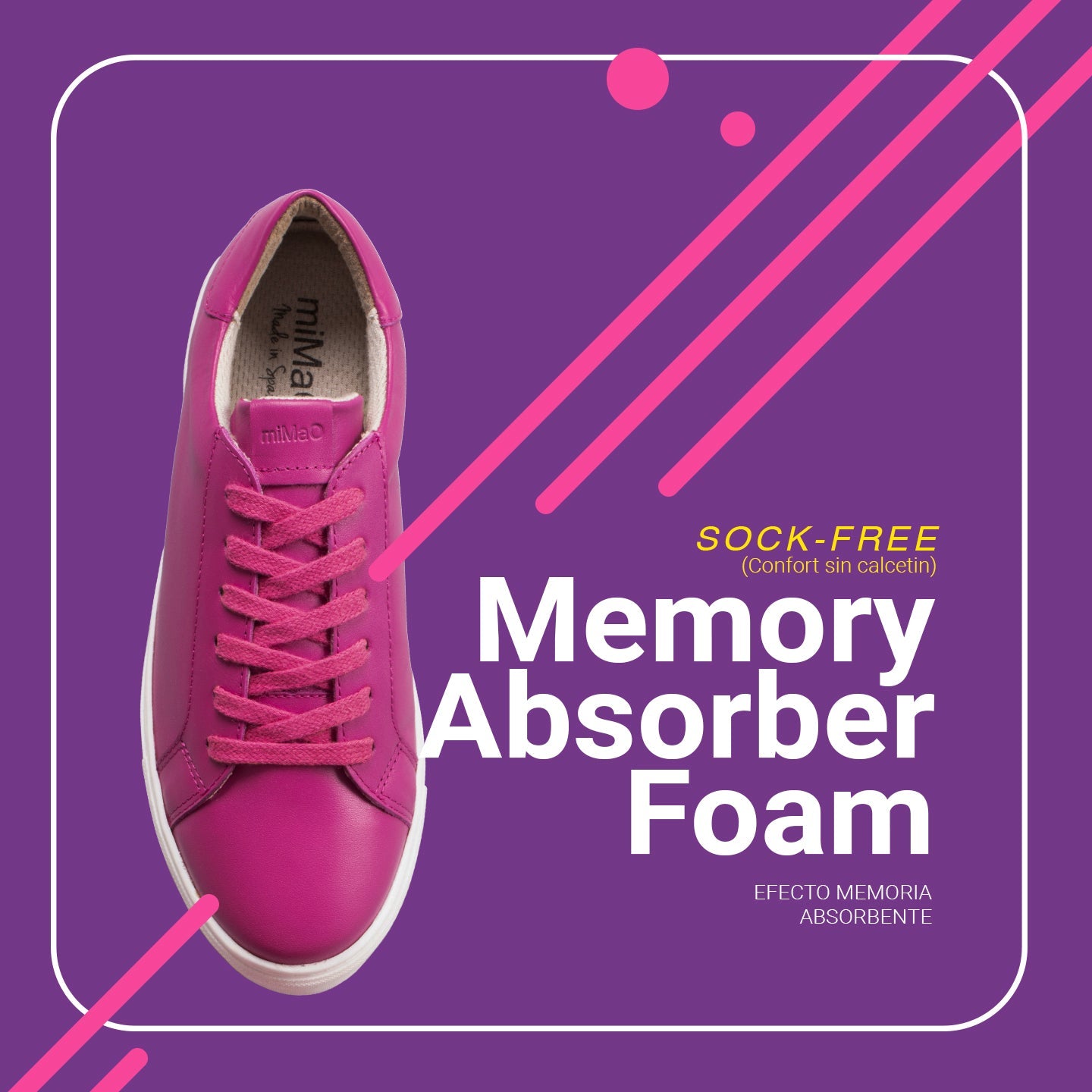 SNEAKER - Zapatillas casual de mujer BURDEOS