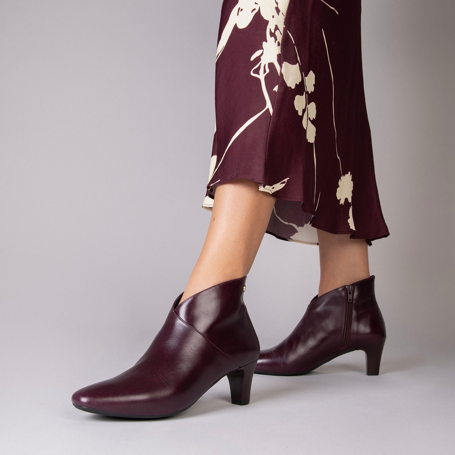 LADY - Botines napa mujer MARINO