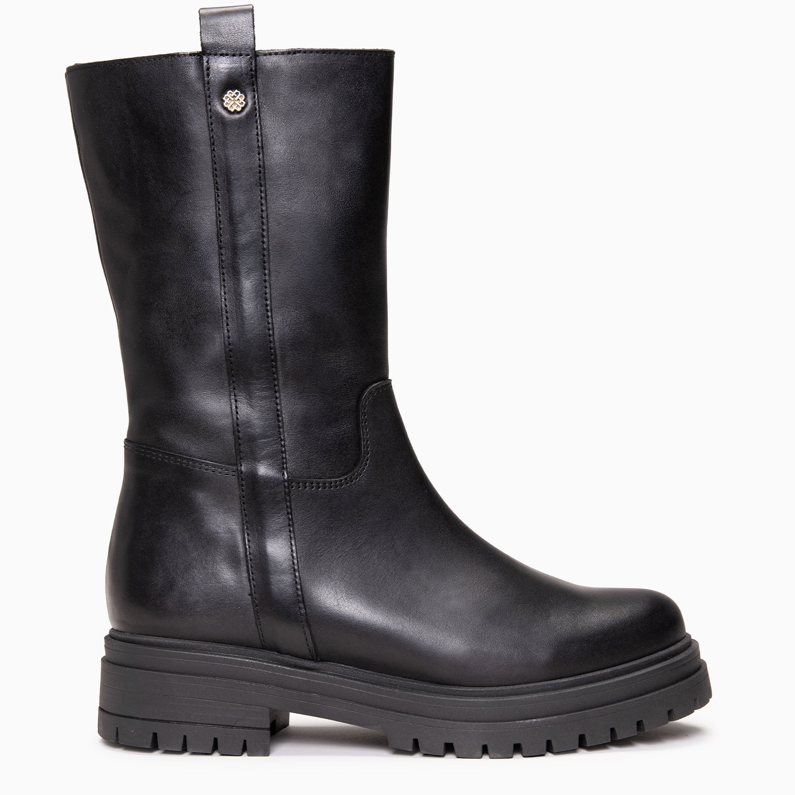 VENUS - Botines de caña alta NEGRO