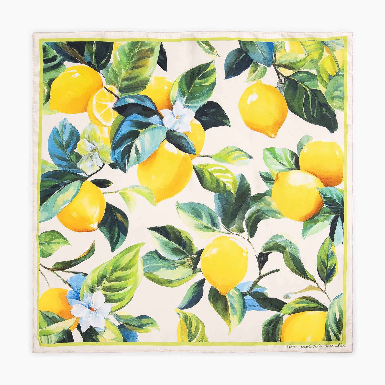 LIMONÉ - Pañuelo 100% seda natural