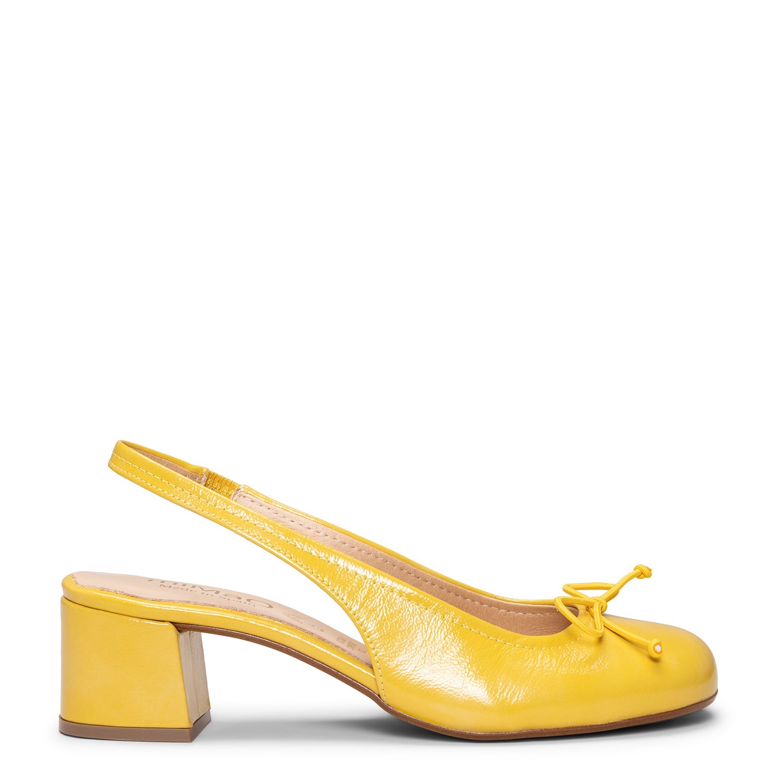 DOROTHY - Zapatos de tacón destalonado Baresoft AMARILLO