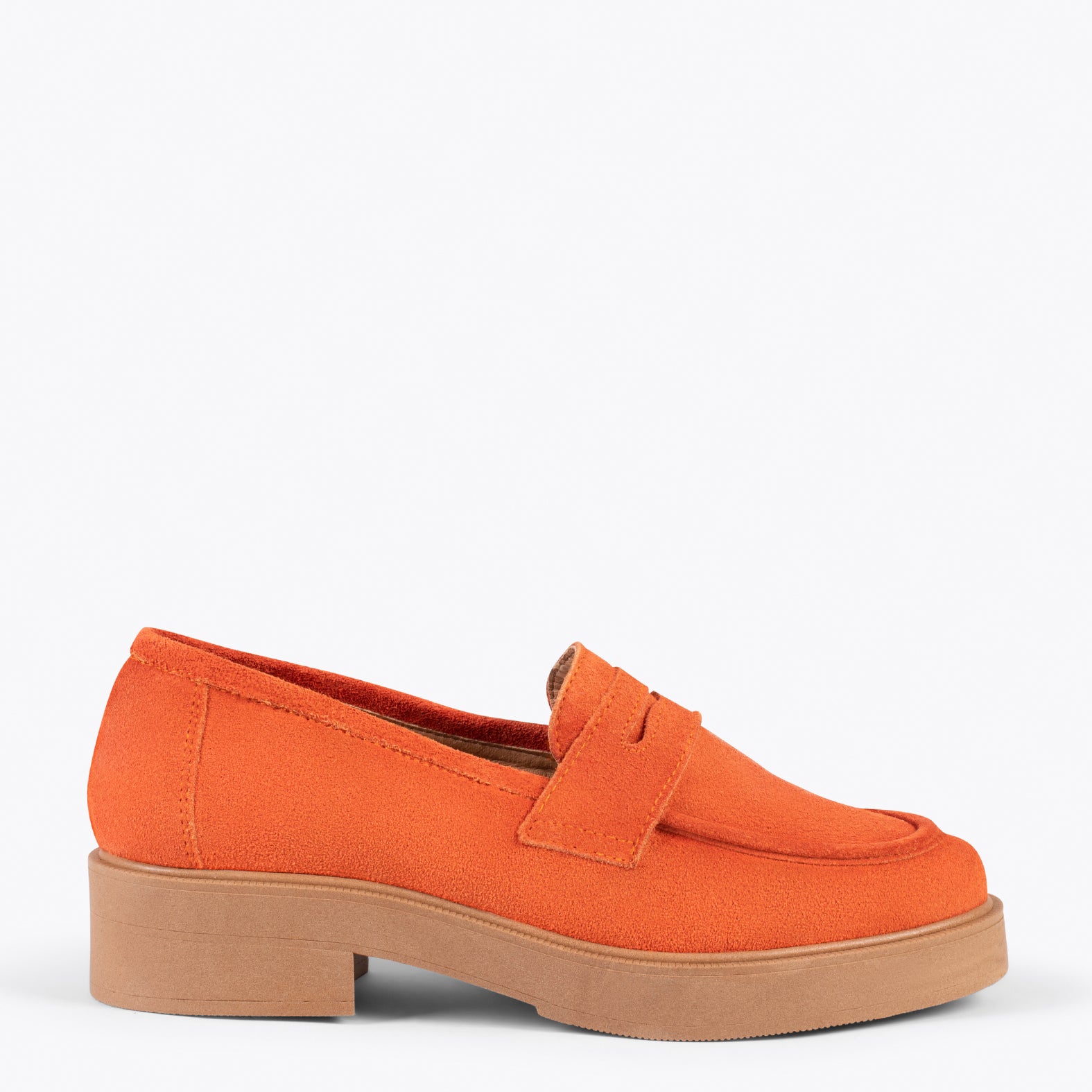 CASUAL - Mocasines básicos con antifaz NARANJA