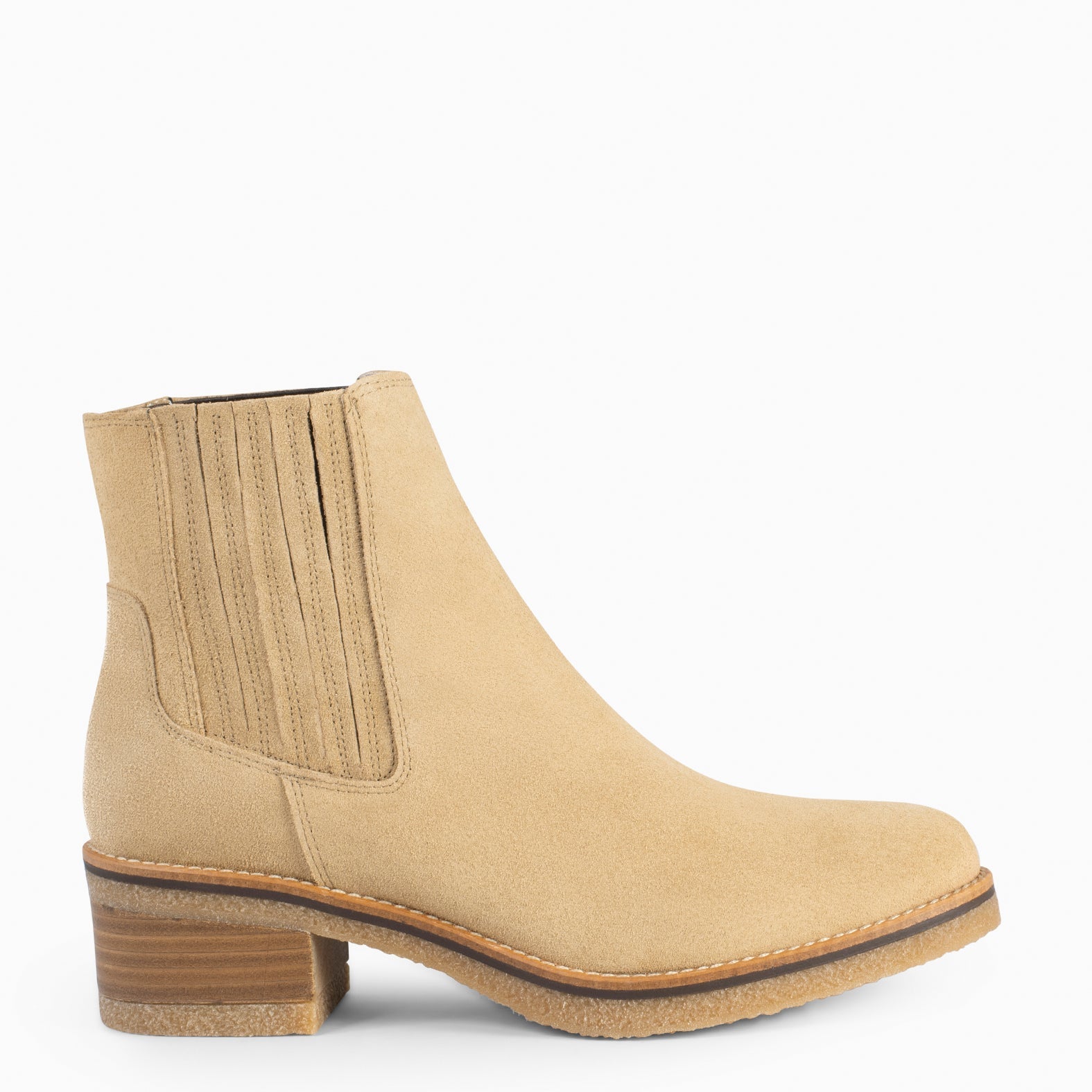 COUNTRY - Botines Camperos para Mujer BEIGE
