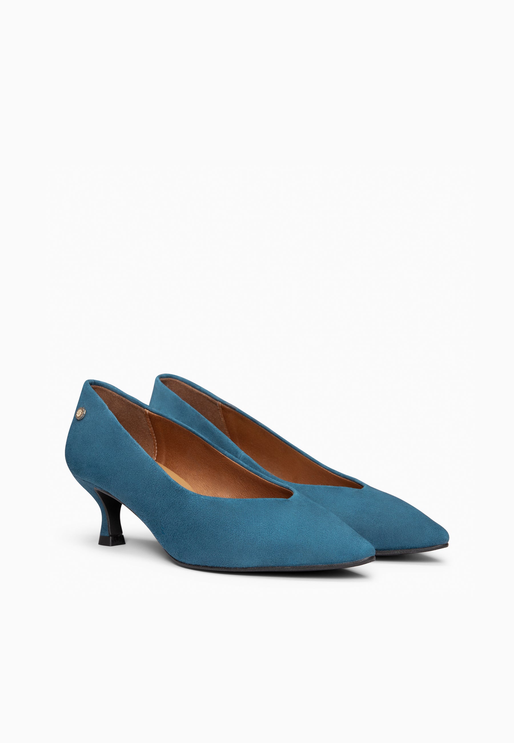 ESTHER - Tacón chupete de mujer AZUL