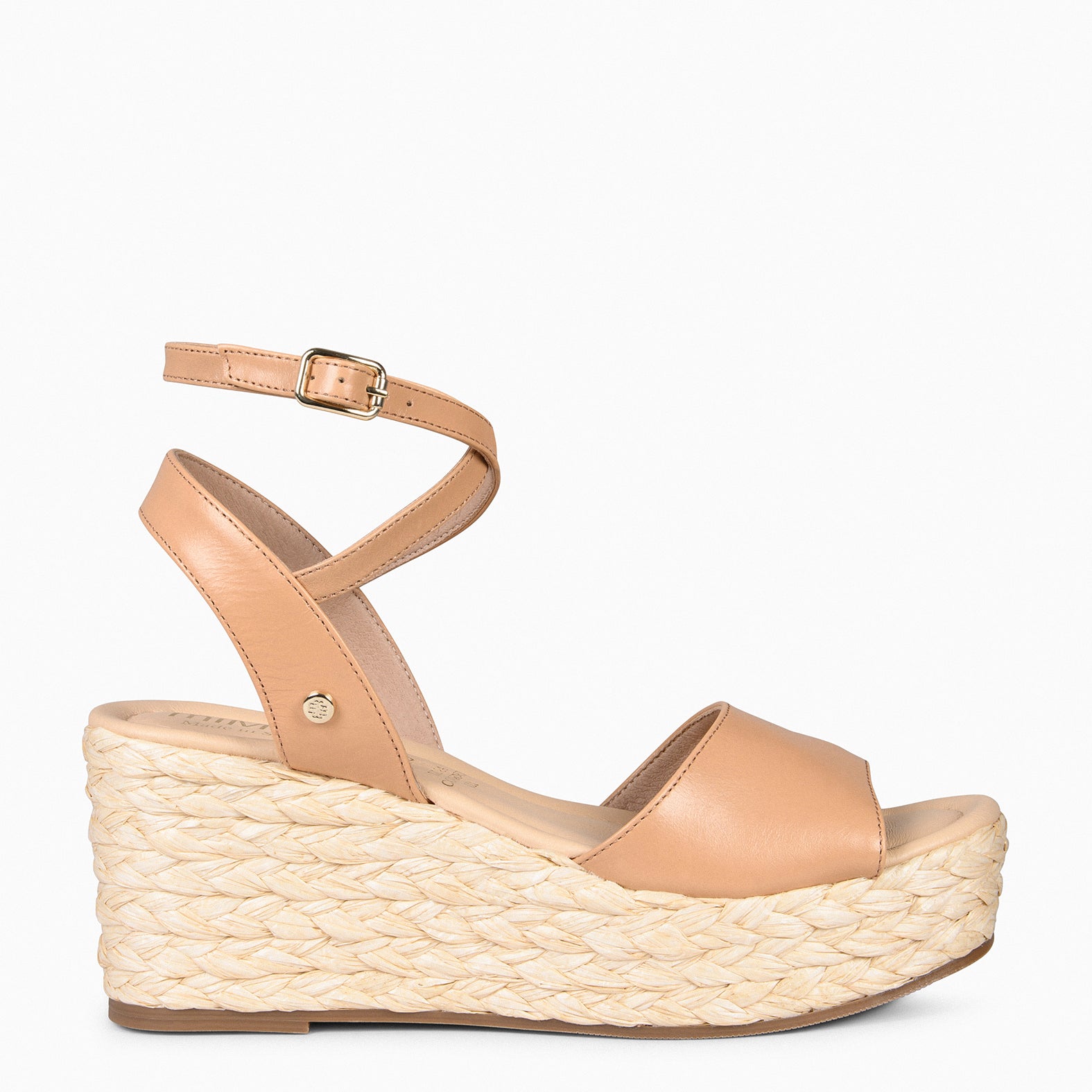 SINTRA – Sandalias de cuña y plataforma BEIGE