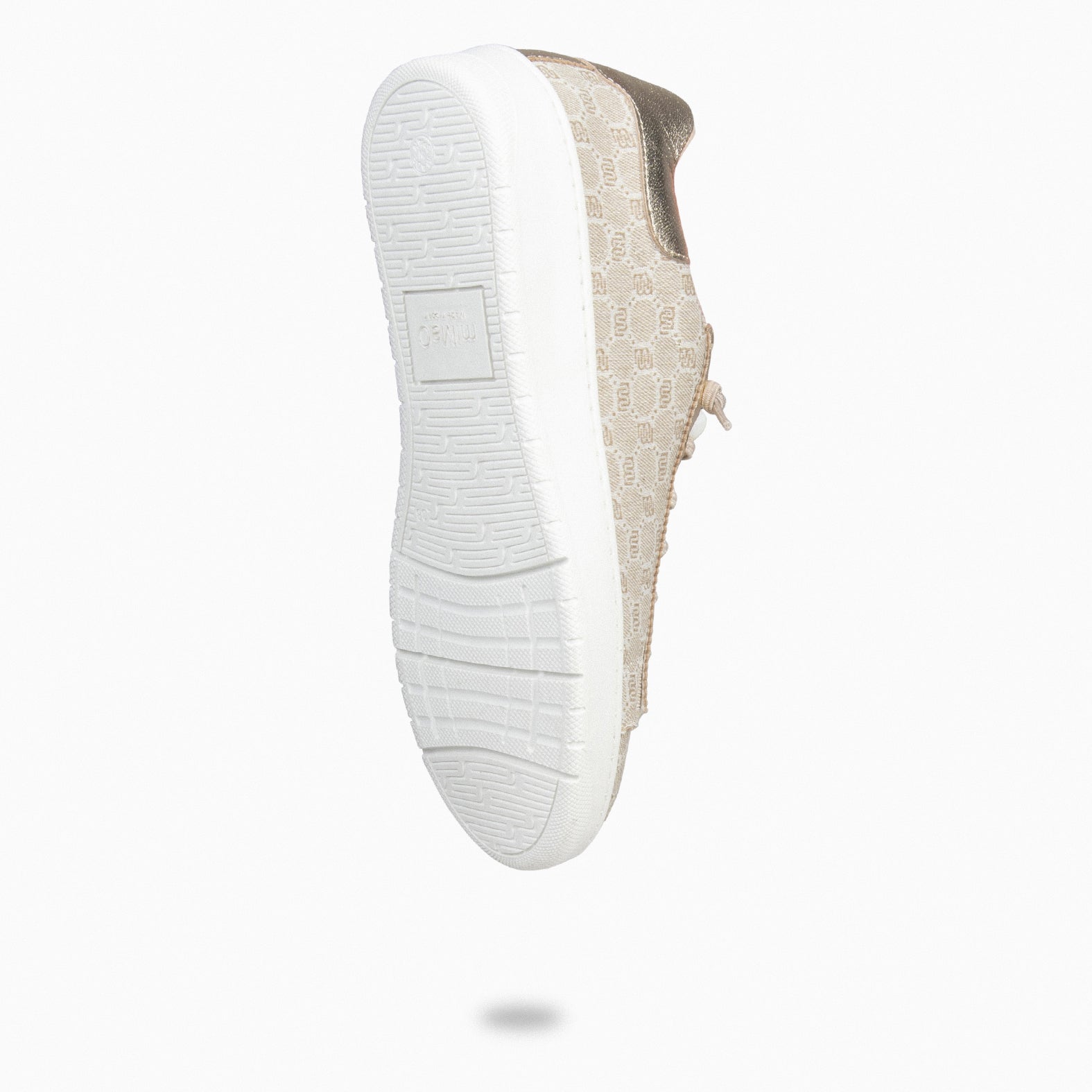TOULOUSE - Zapatillas cordones elásticos BEIGE