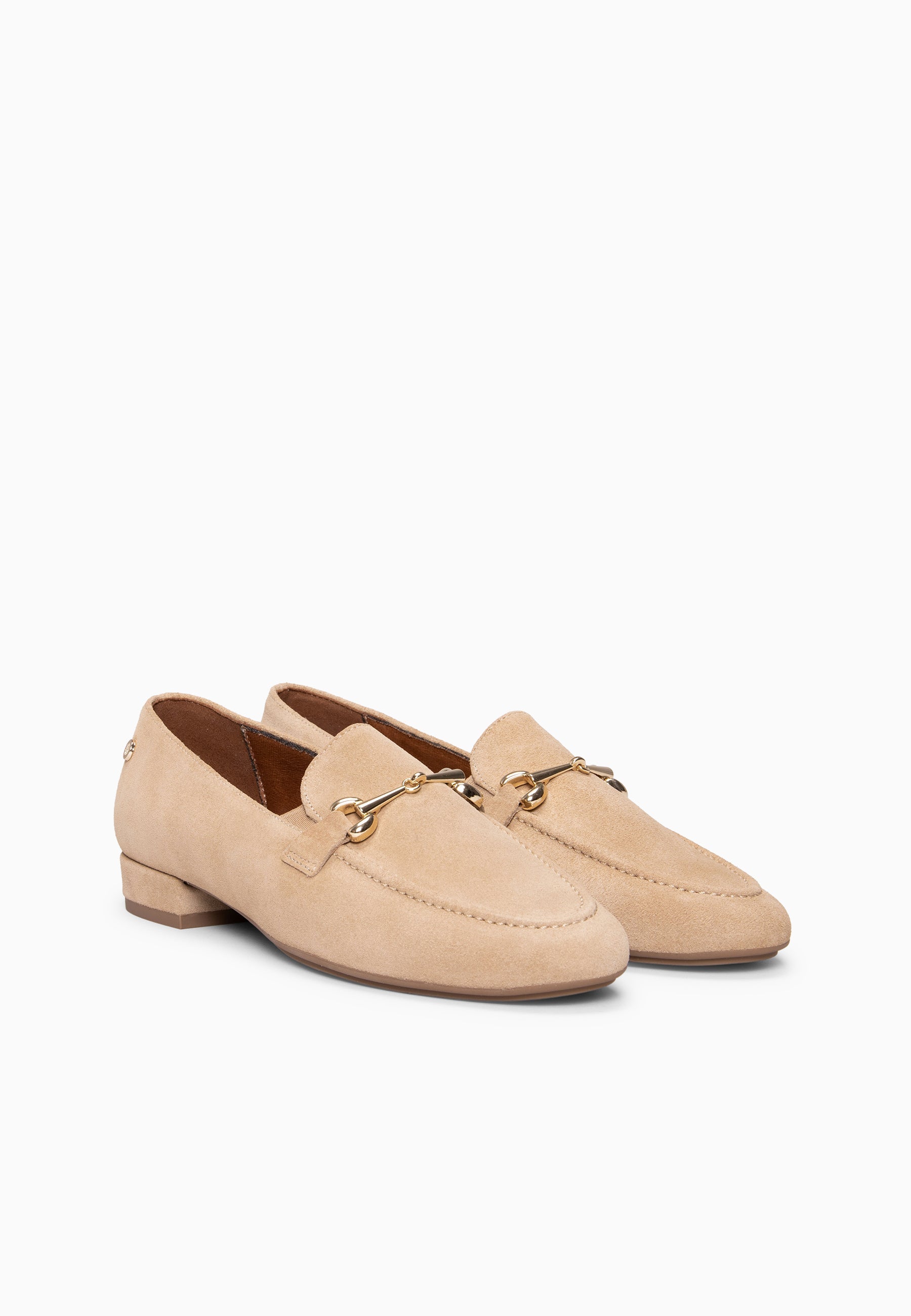 SERENA - Mocasín de piel BEIGE