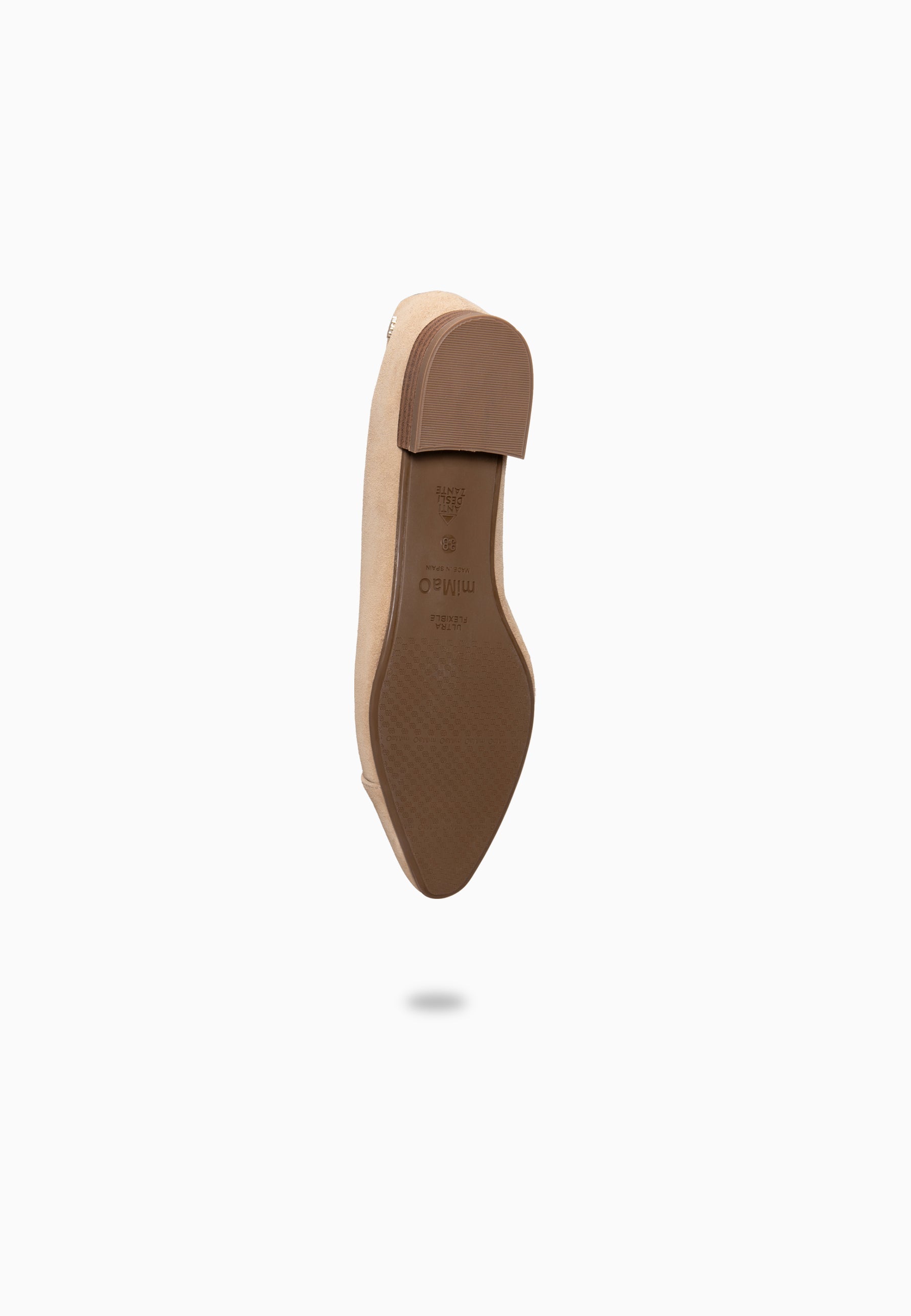 MARIE - Zapatos de tacón Bajo de punta fina BEIGE