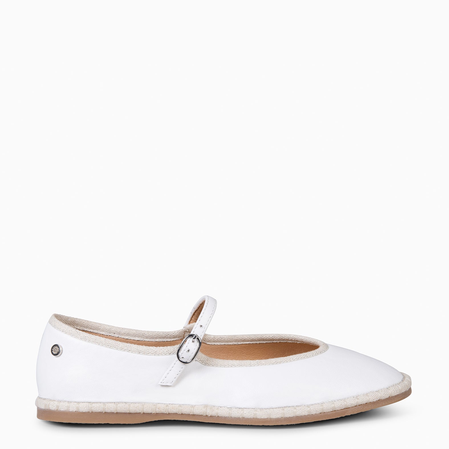 MARGARET - MERCEDITA PLANA CON TIRA BLANCO