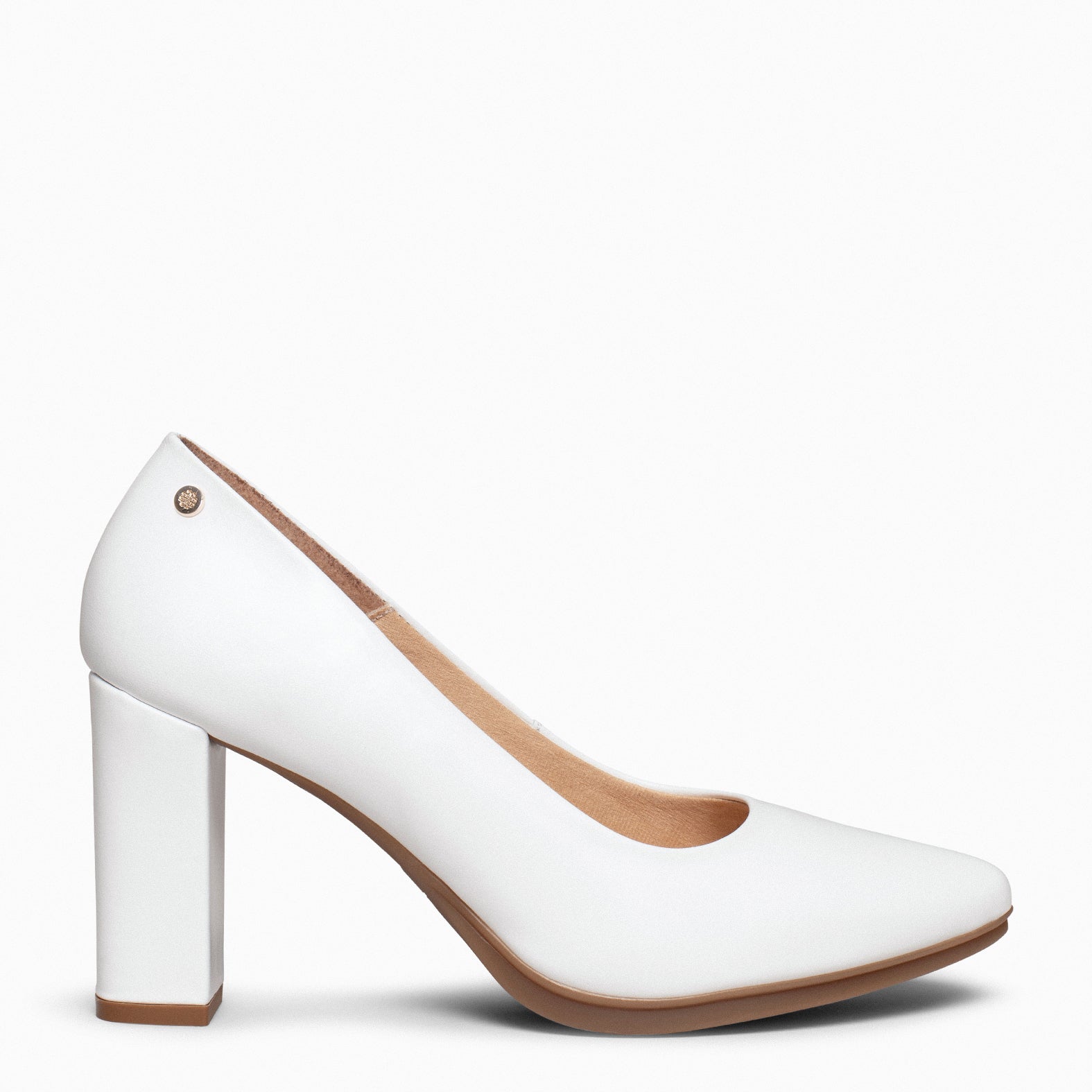 URBAN SALÓN - Zapatos de tacón alto de napa BLANCO