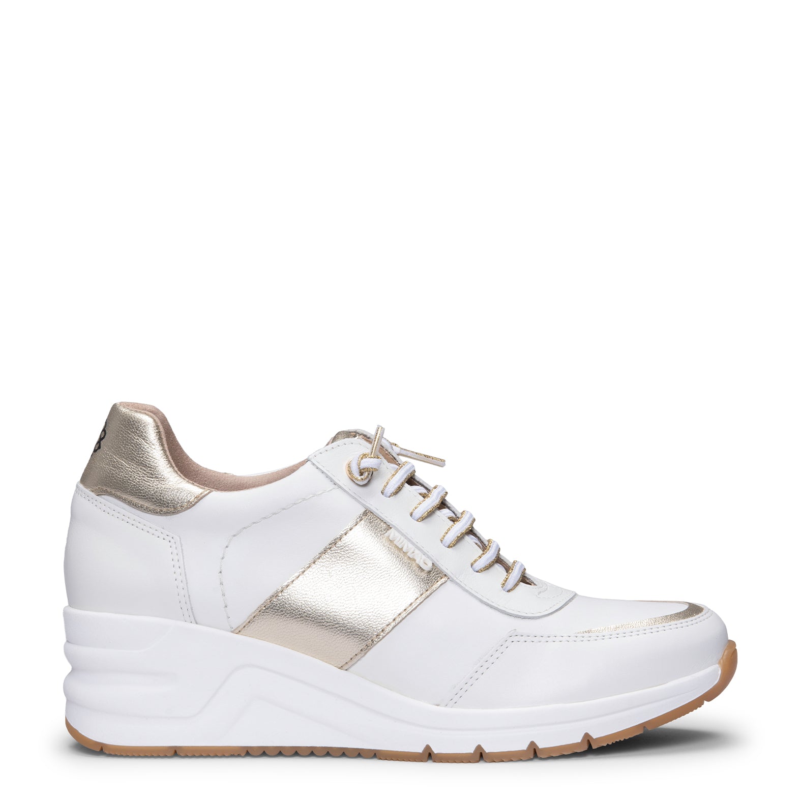 ANNECY - Zapatillas con cuña BLANCO ORO