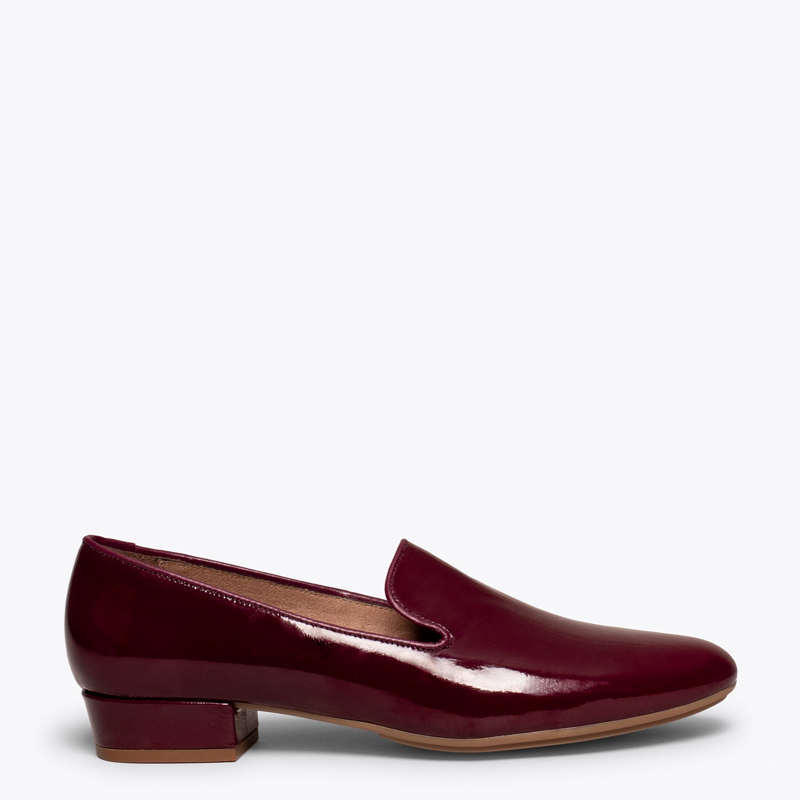 OPERA Loafer de mujer Burdeos de charol