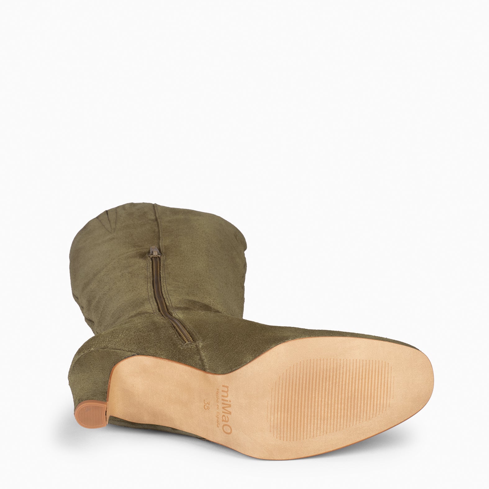 FRELARD – Botas altas con puntera redonda VERDE