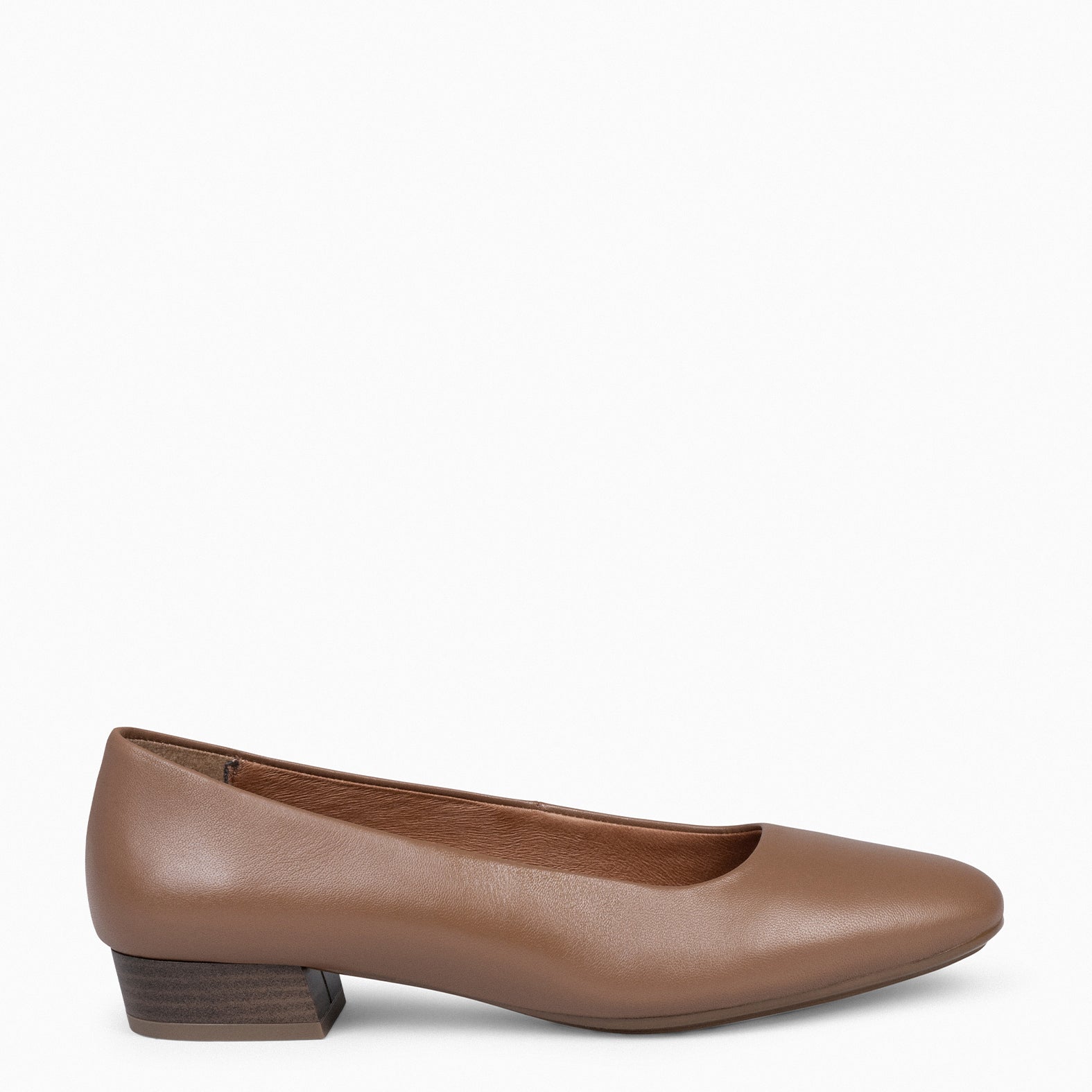 URBAN XS - Zapatos de tacón bajo de napa CAMEL