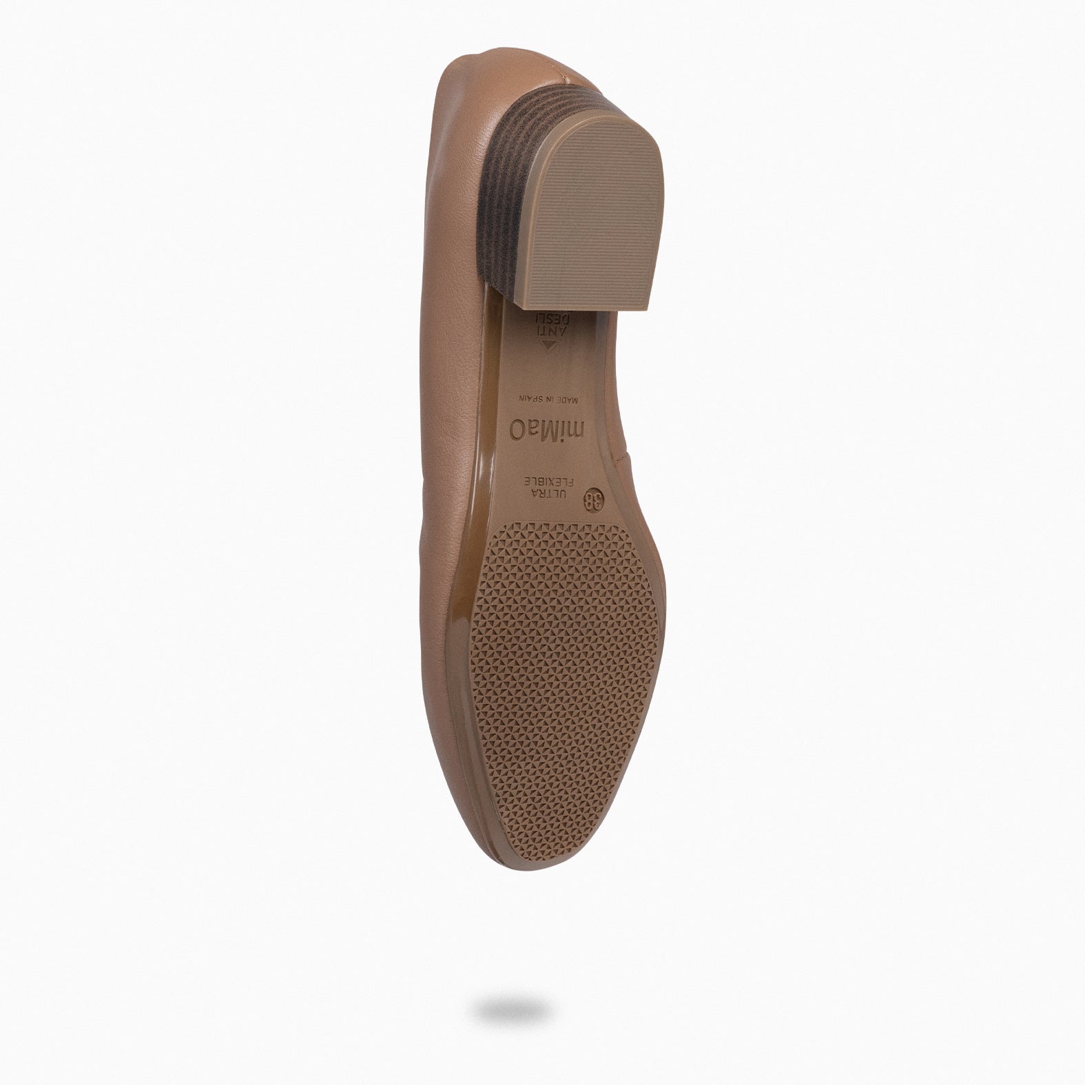 URBAN XS - Zapatos de tacón bajo de napa CAMEL