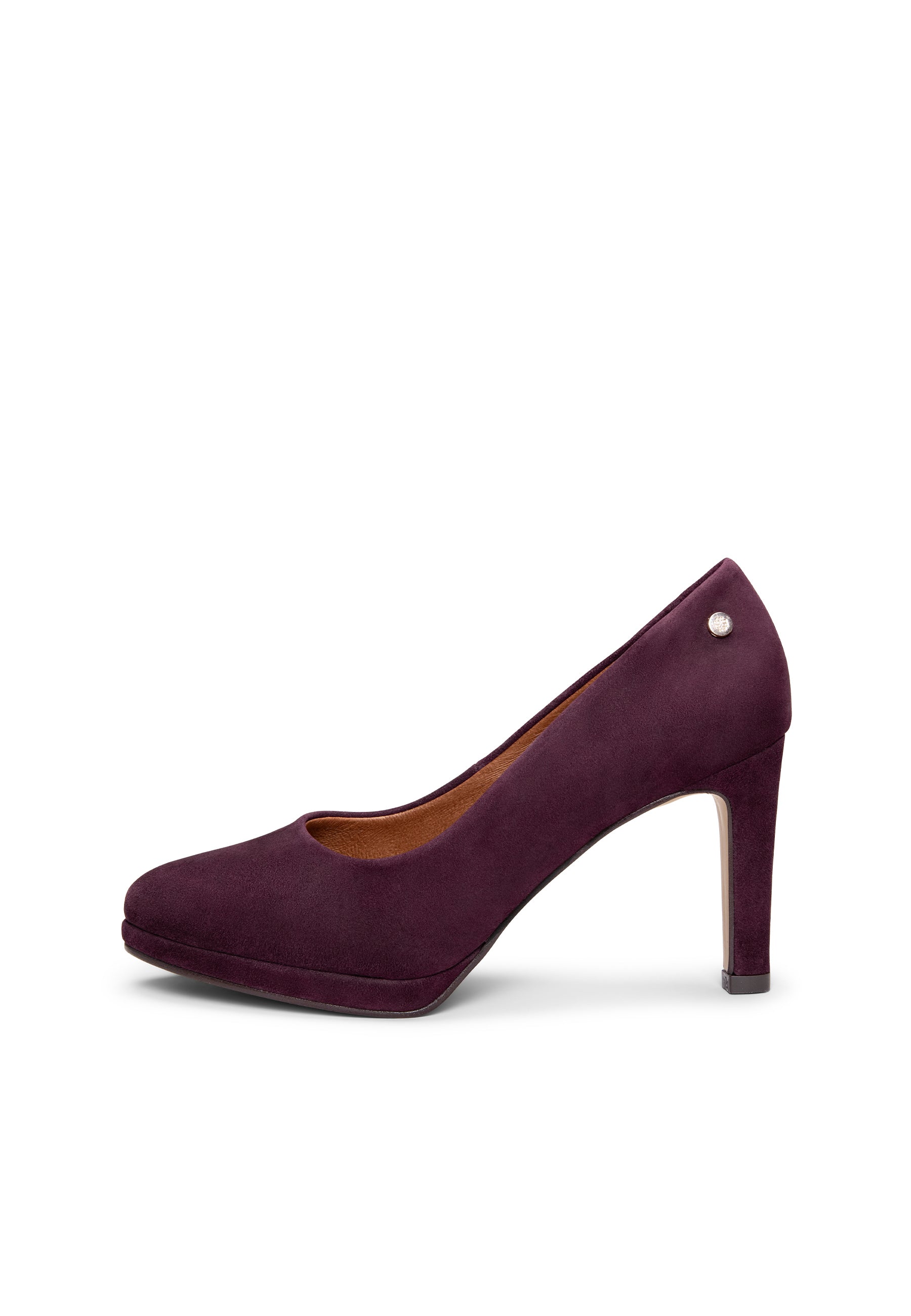 PLATAFORMA - Zapatos de tacón alto y plataforma en CIRUELA