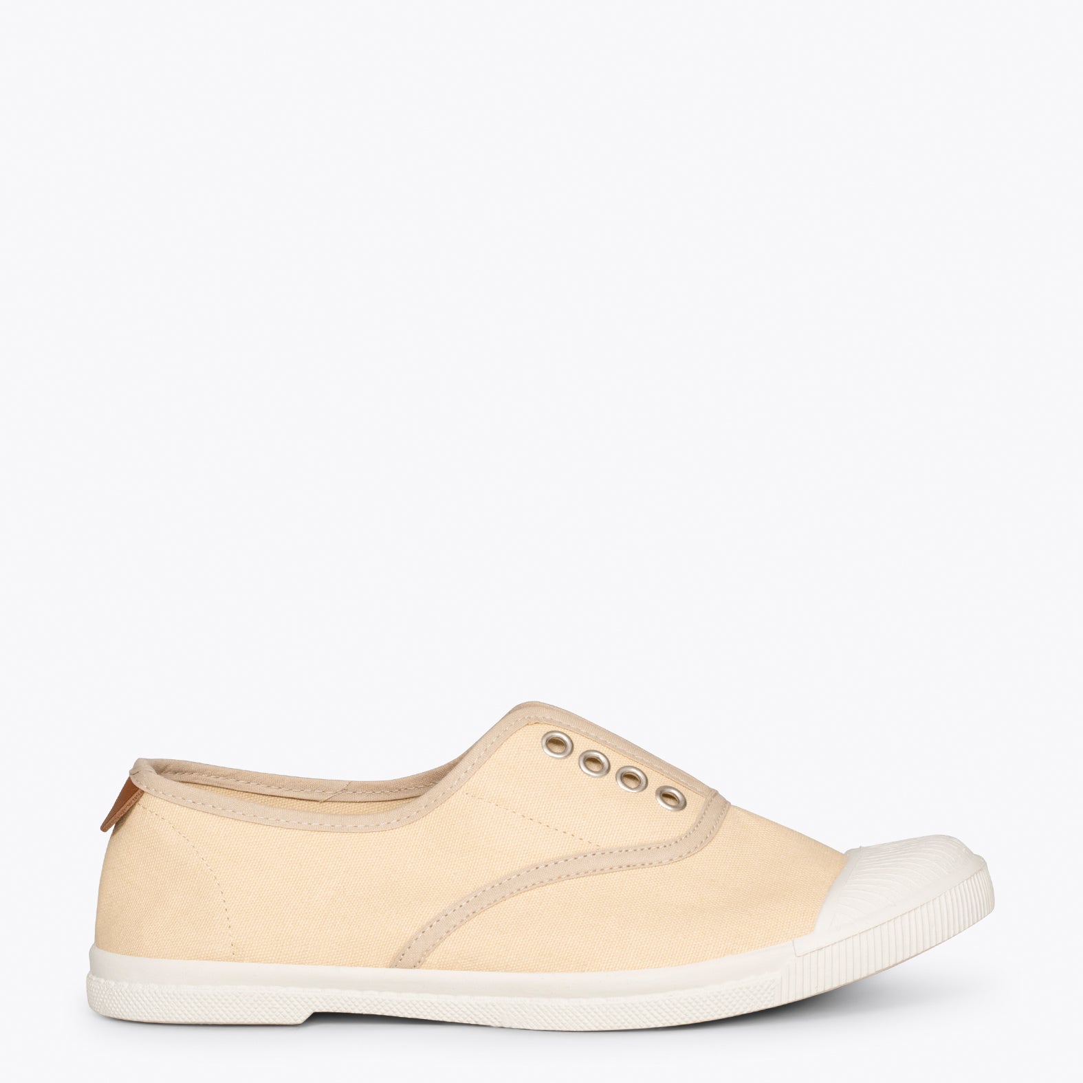 WAY - Zapatillas sin cordones de lona BEIGE