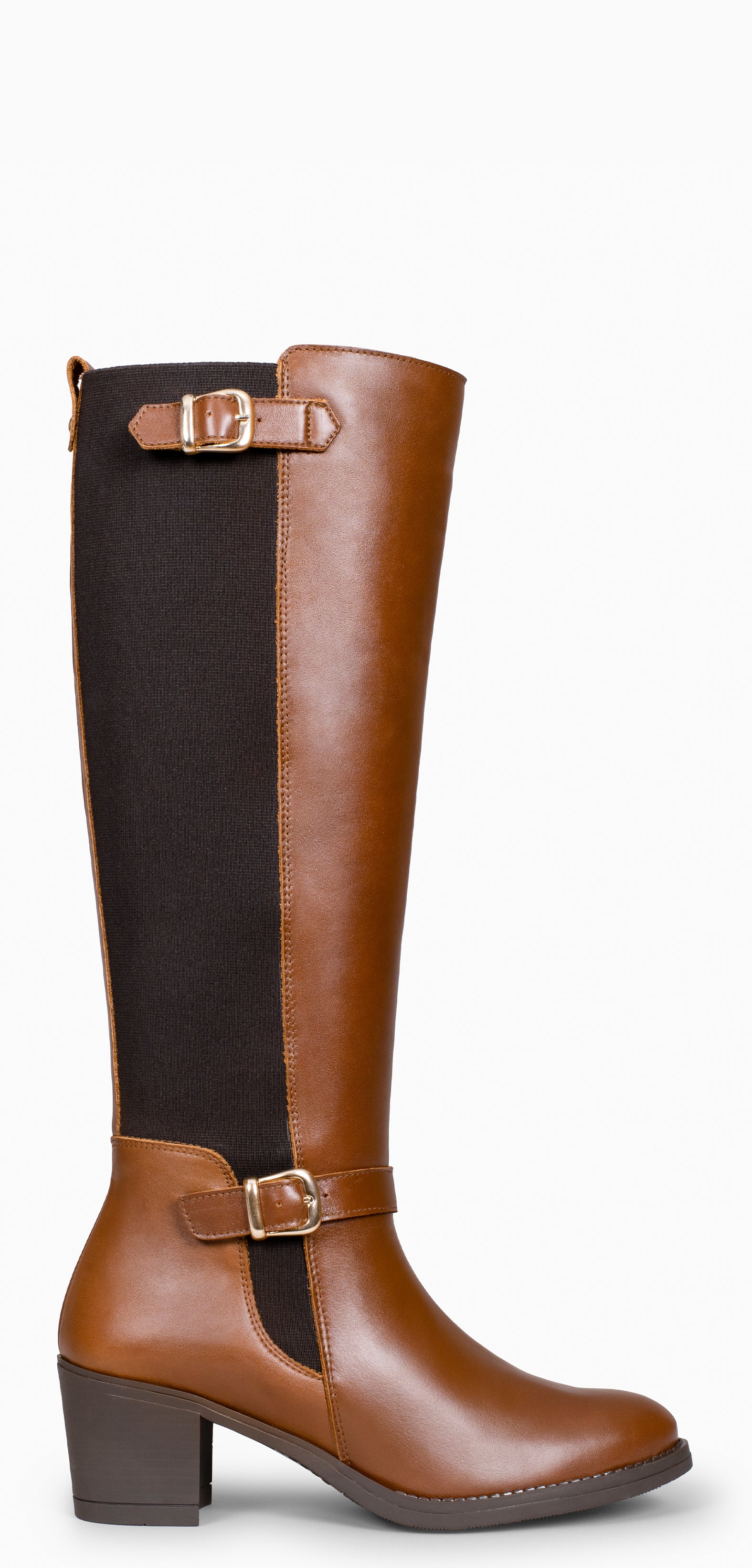 SENA – Botas de Vestir con caña elástica CAMEL