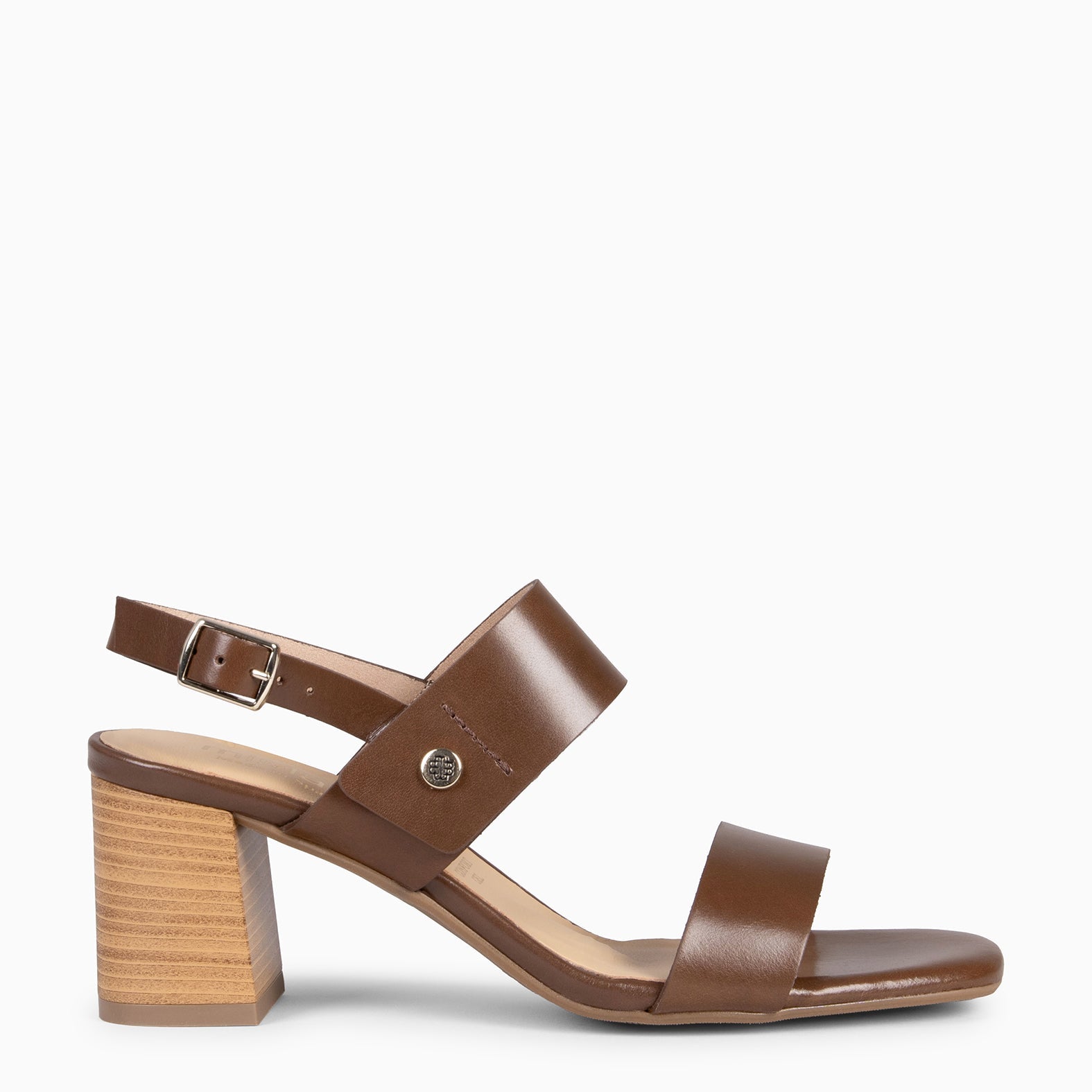 SIA - Sandalias de tacón ancho CUERO
