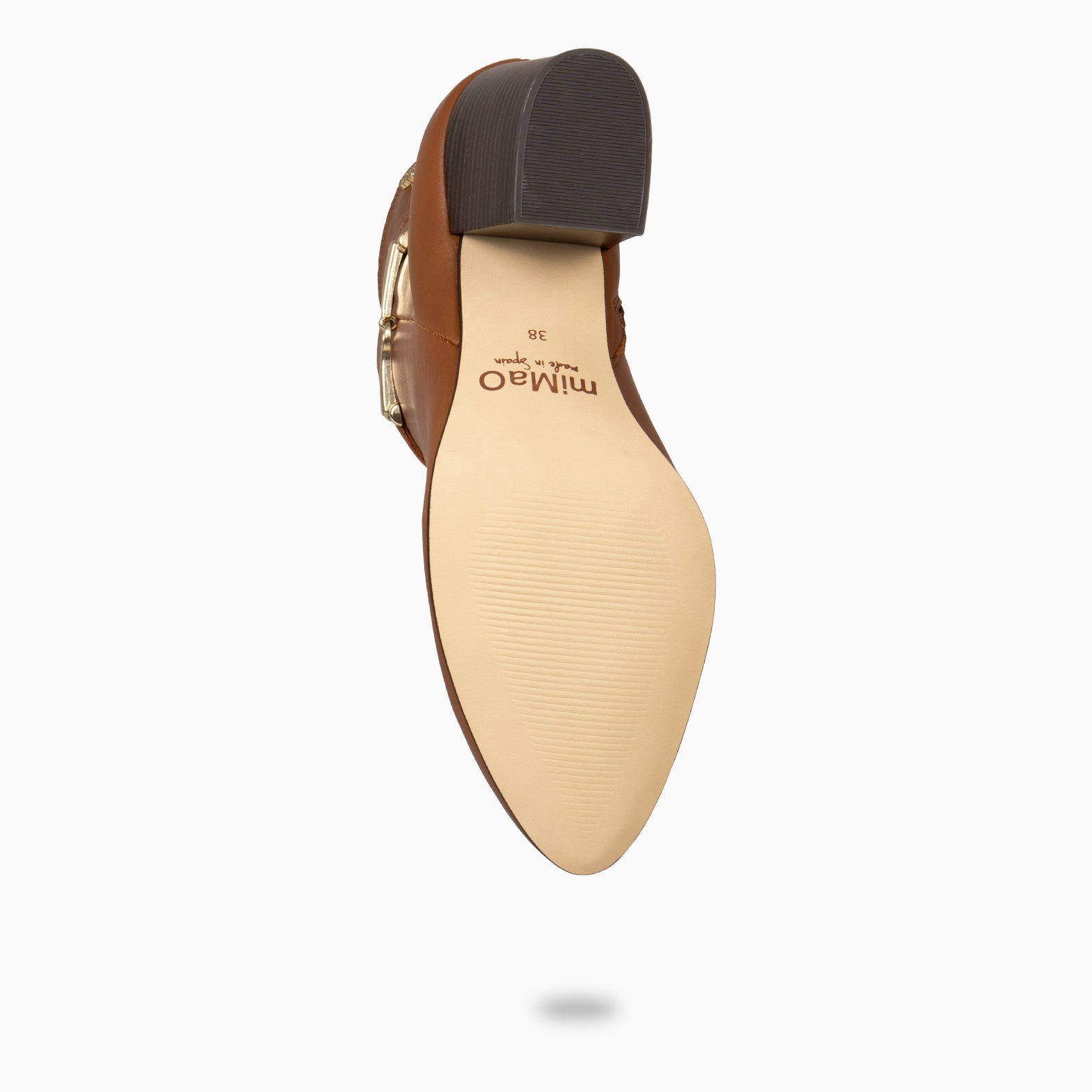 PALACE – Botin con tacón CAMEL