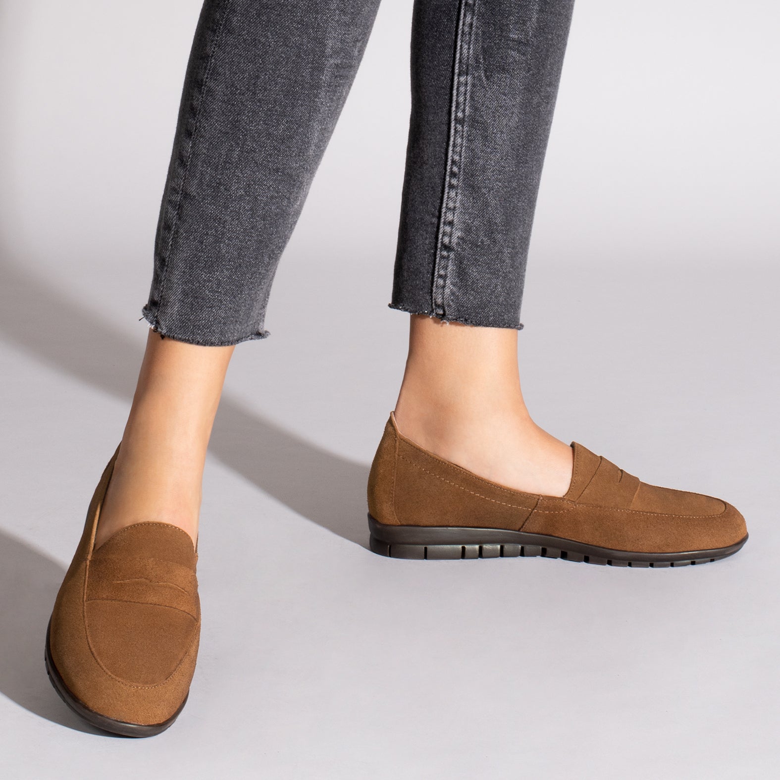 360 Mocasines de mujer con antifaz CUERO