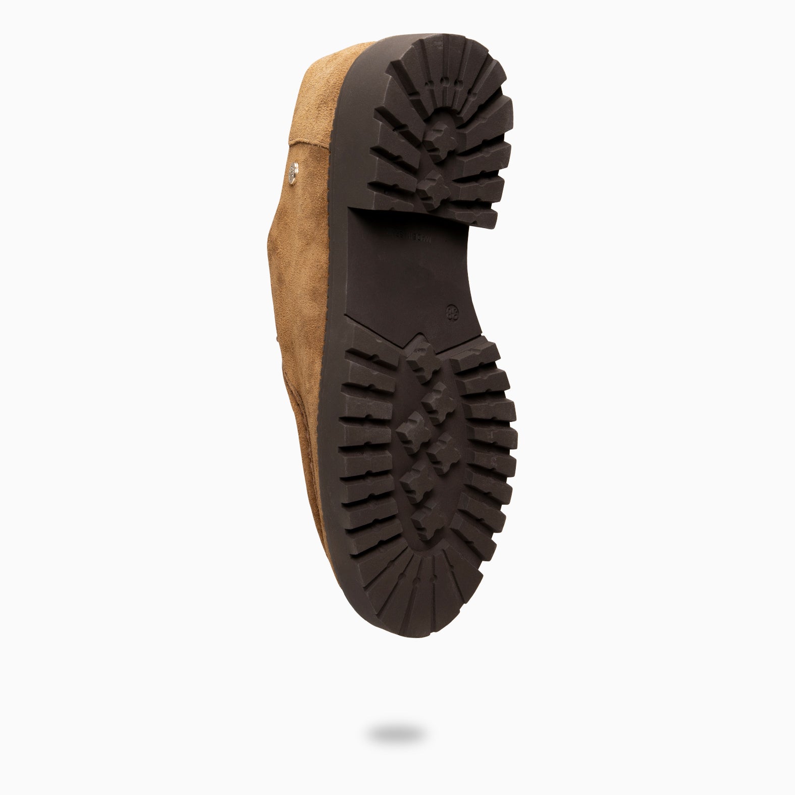 YALE – Mocasin con suela track con cordones CUERO