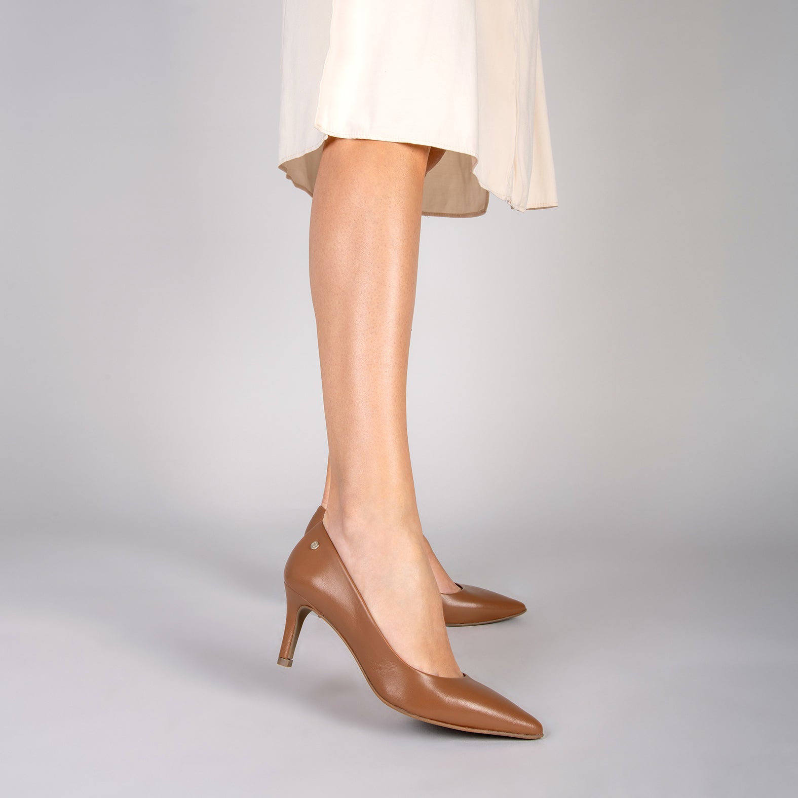 STILETTO SALÓN - Zapatos de tacón de aguja CAMEL