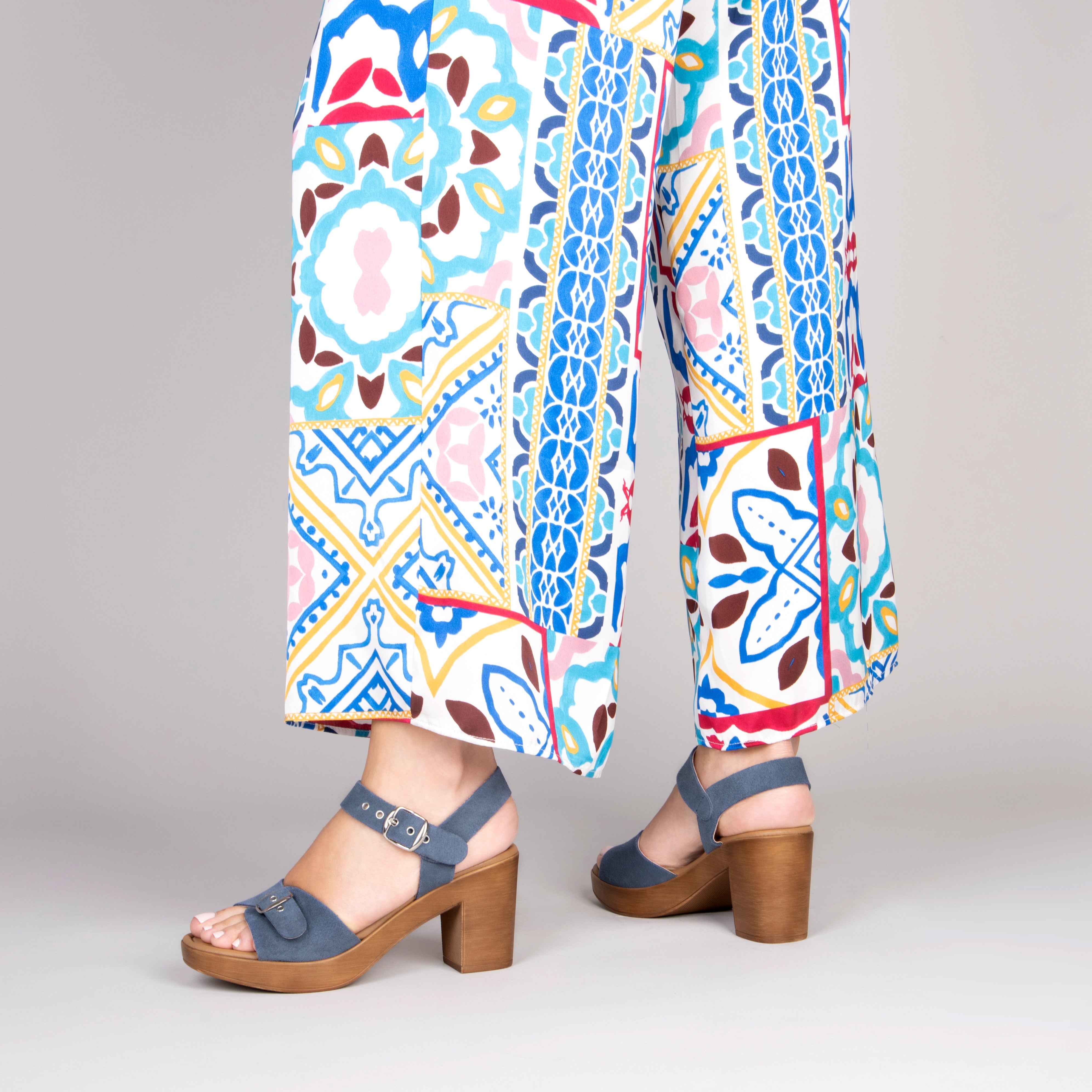 CLEO - Sandalia con hebilla JEANS
