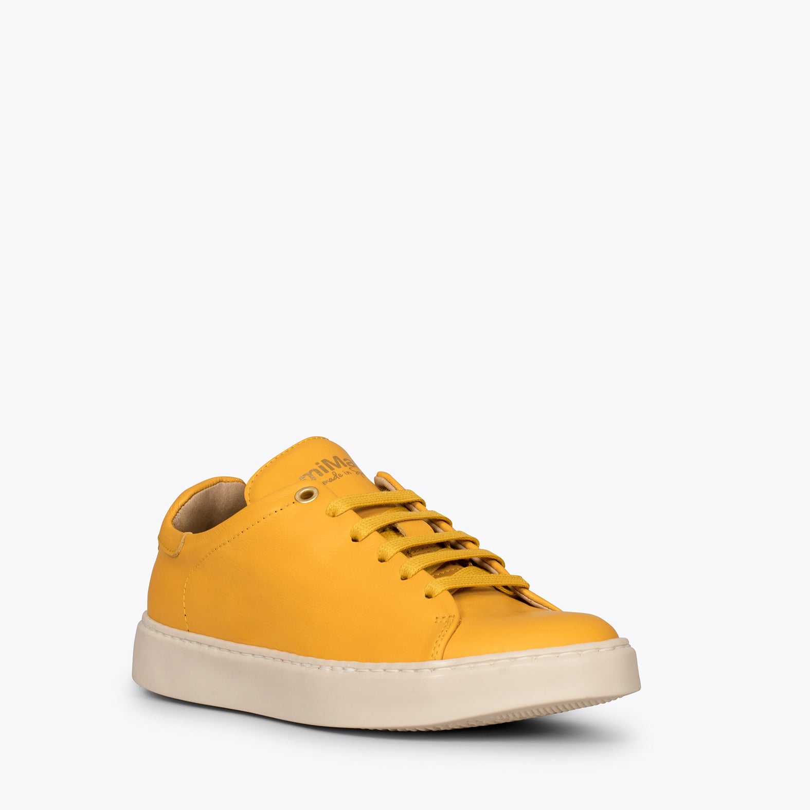 SKATE - Zapatillas AMARILLAS casual de piel