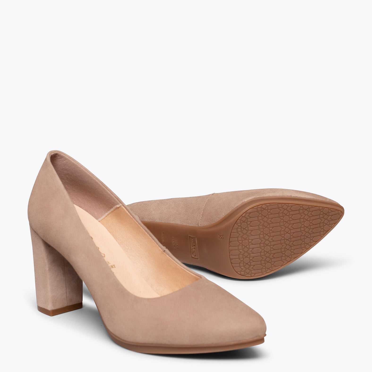 URBAN - Zapato de tacón alto TAUPE
