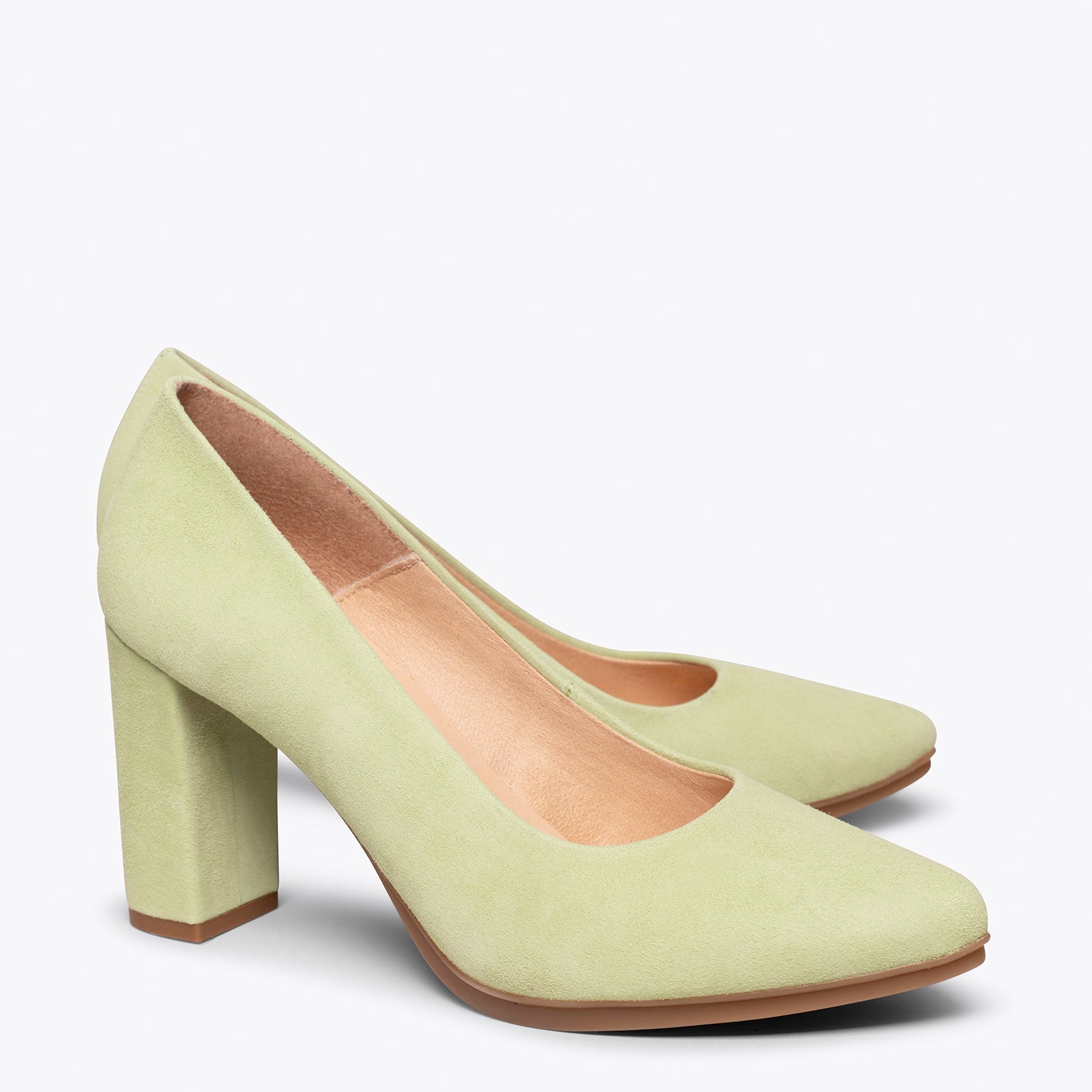 URBAN - Zapato de tacón alto VERDE MANZANA