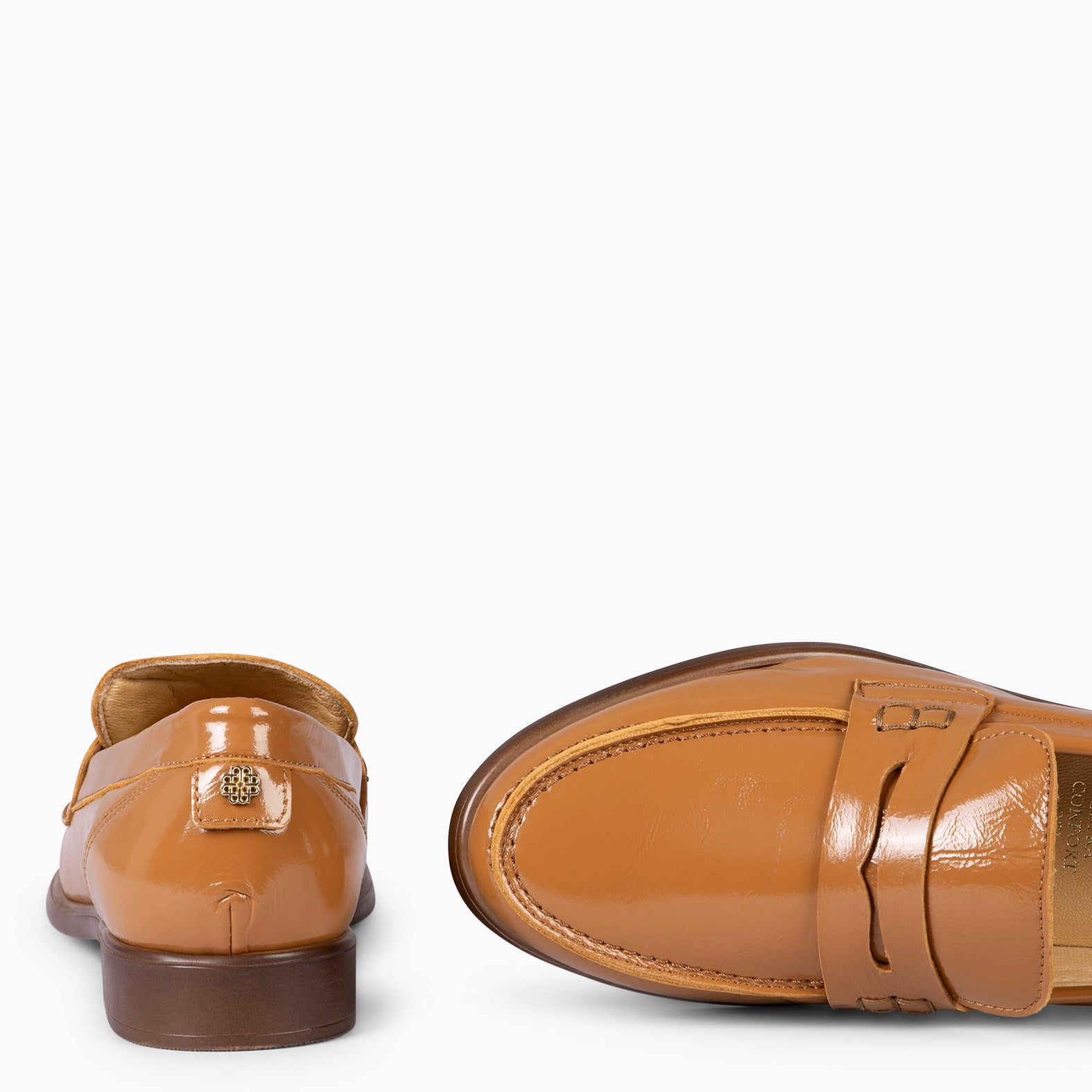 ABBY - MOCASÍN ELEGANTE DE NAPA CAMEL