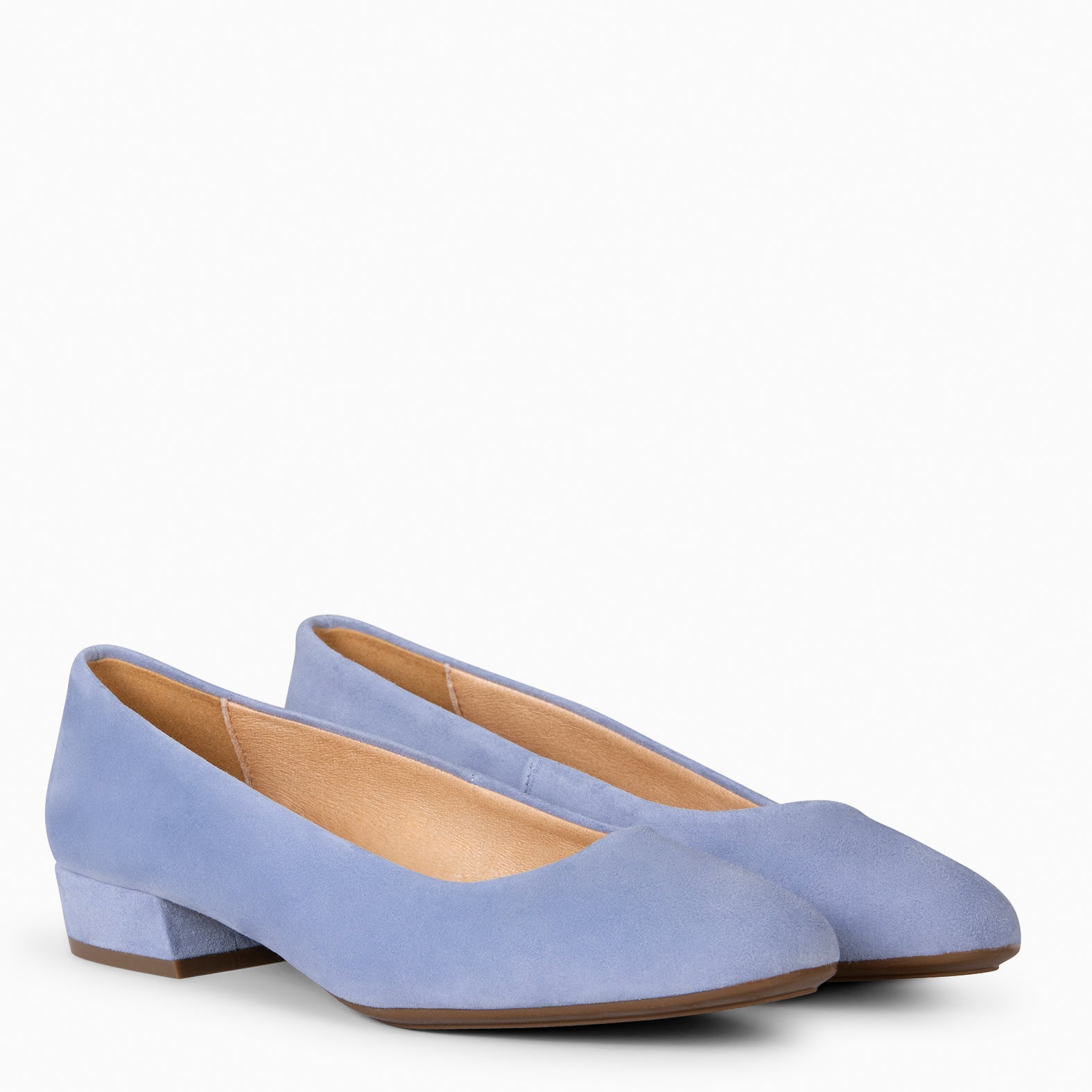URBAN XS - Zapatos de tacón bajo de ante AZUL