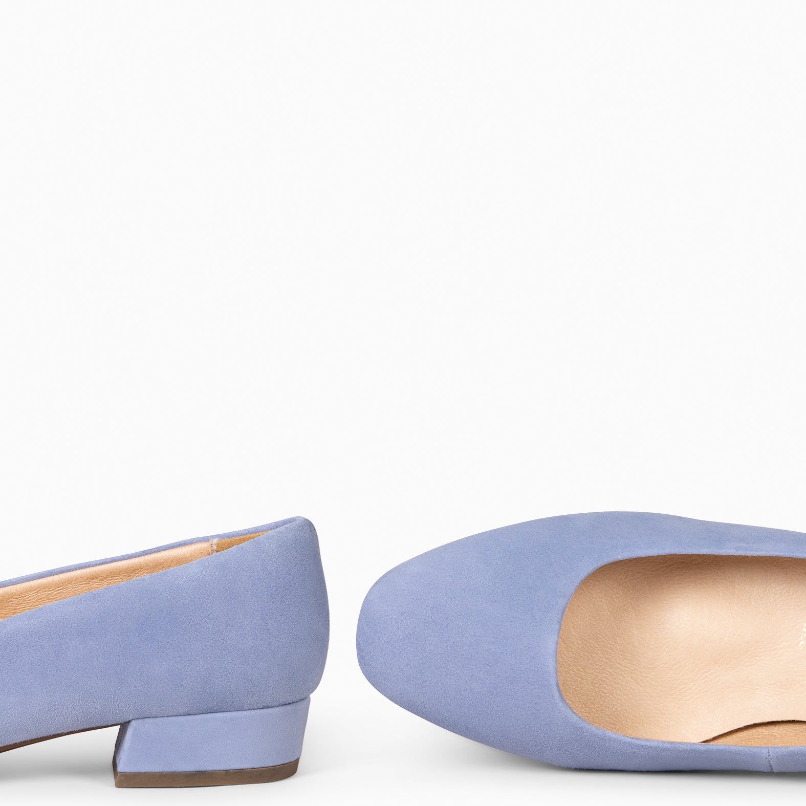 URBAN XS - Zapatos de tacón bajo de ante AZUL