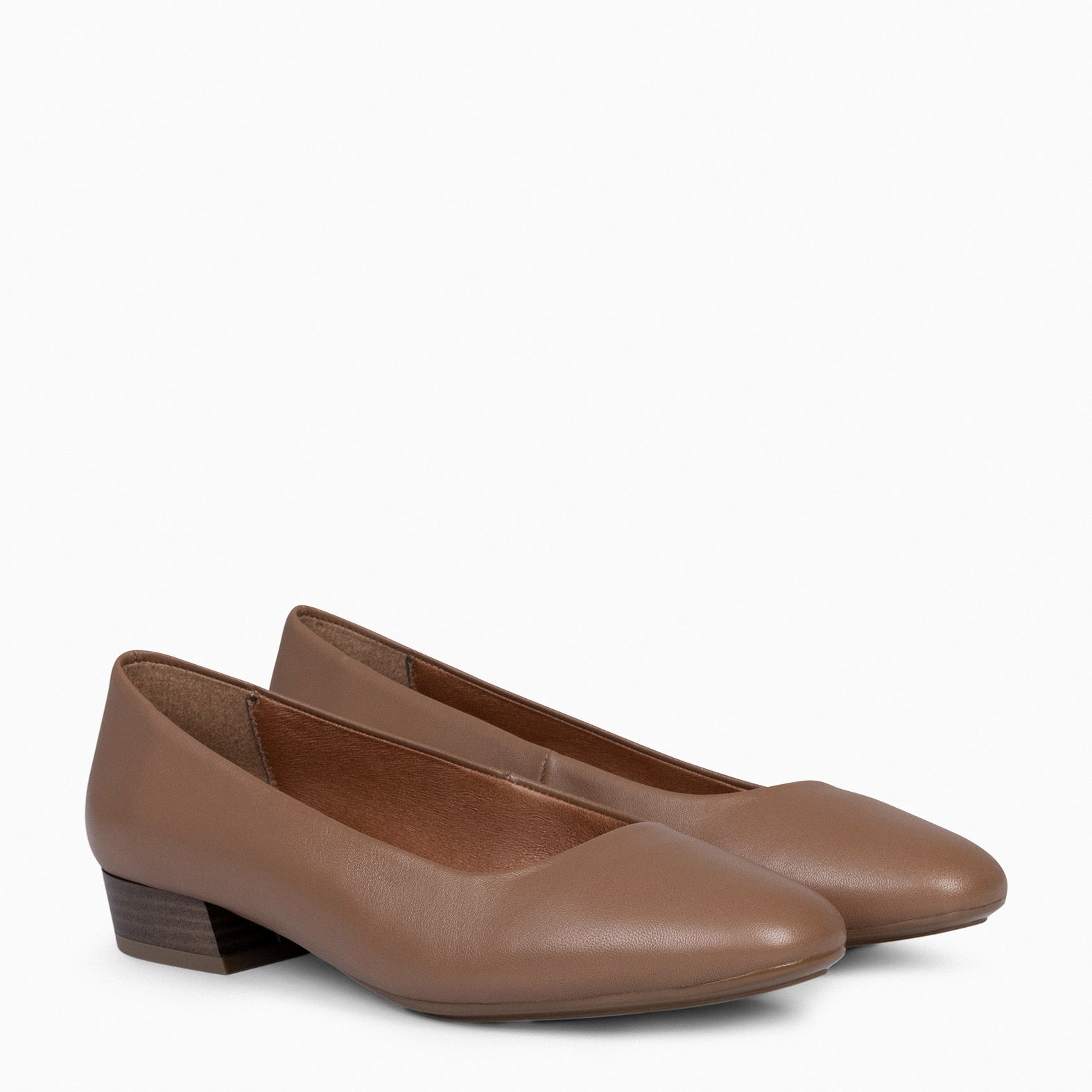 URBAN XS - Zapatos de tacón bajo de napa CAMEL