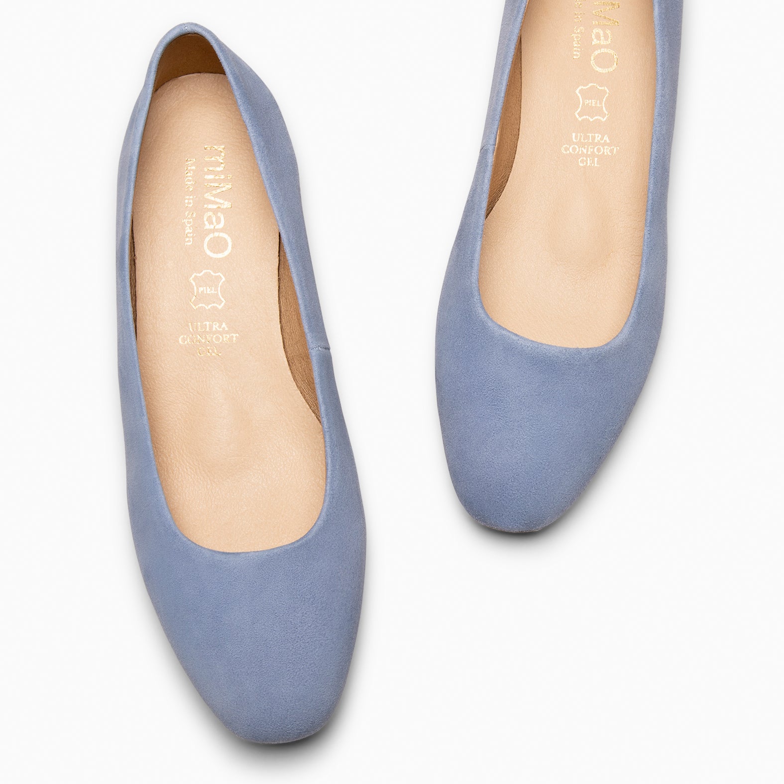 URBAN XS - Zapatos de tacón bajo de ante AZUL