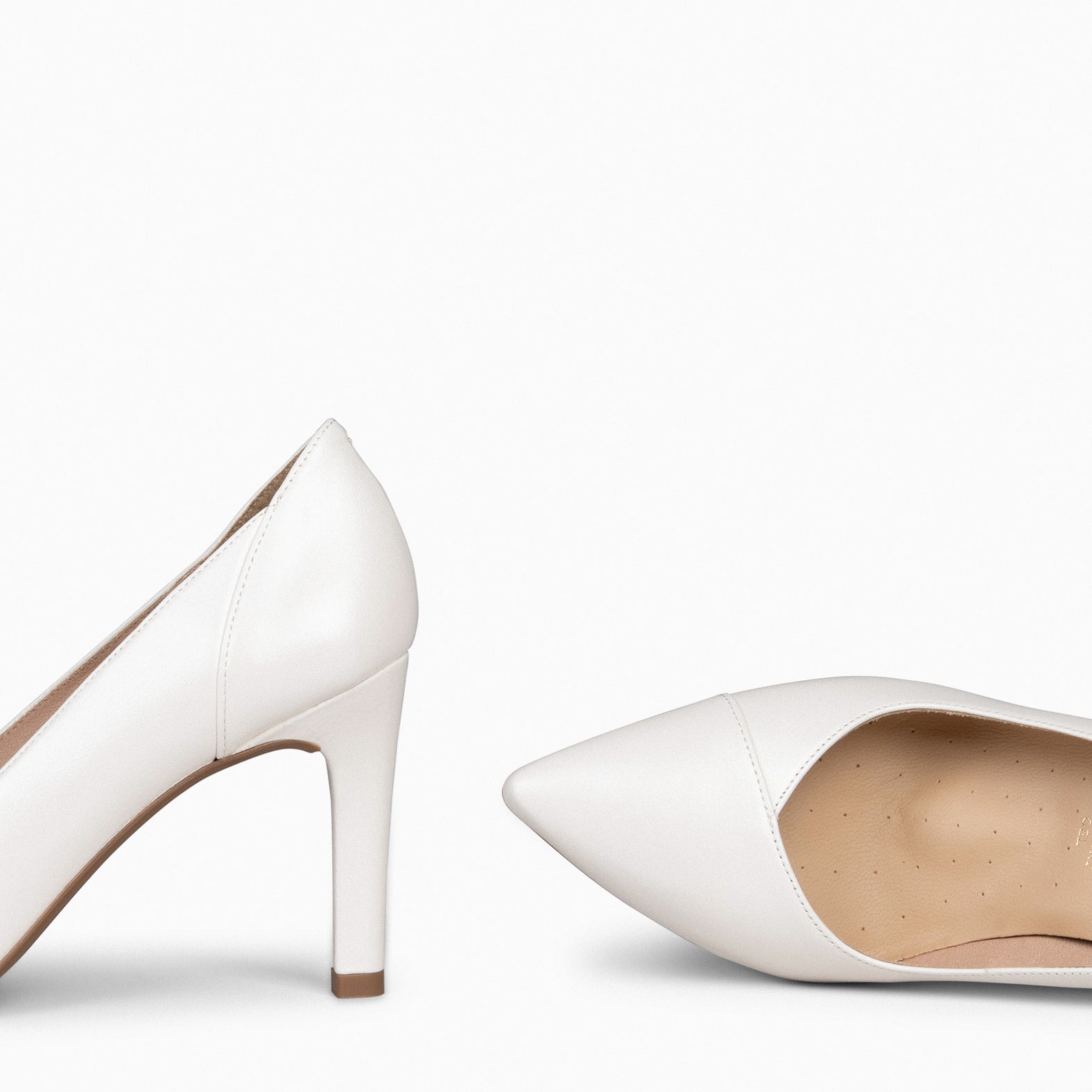 GLAM - Zapatos elegantes de tacón alto NACAR