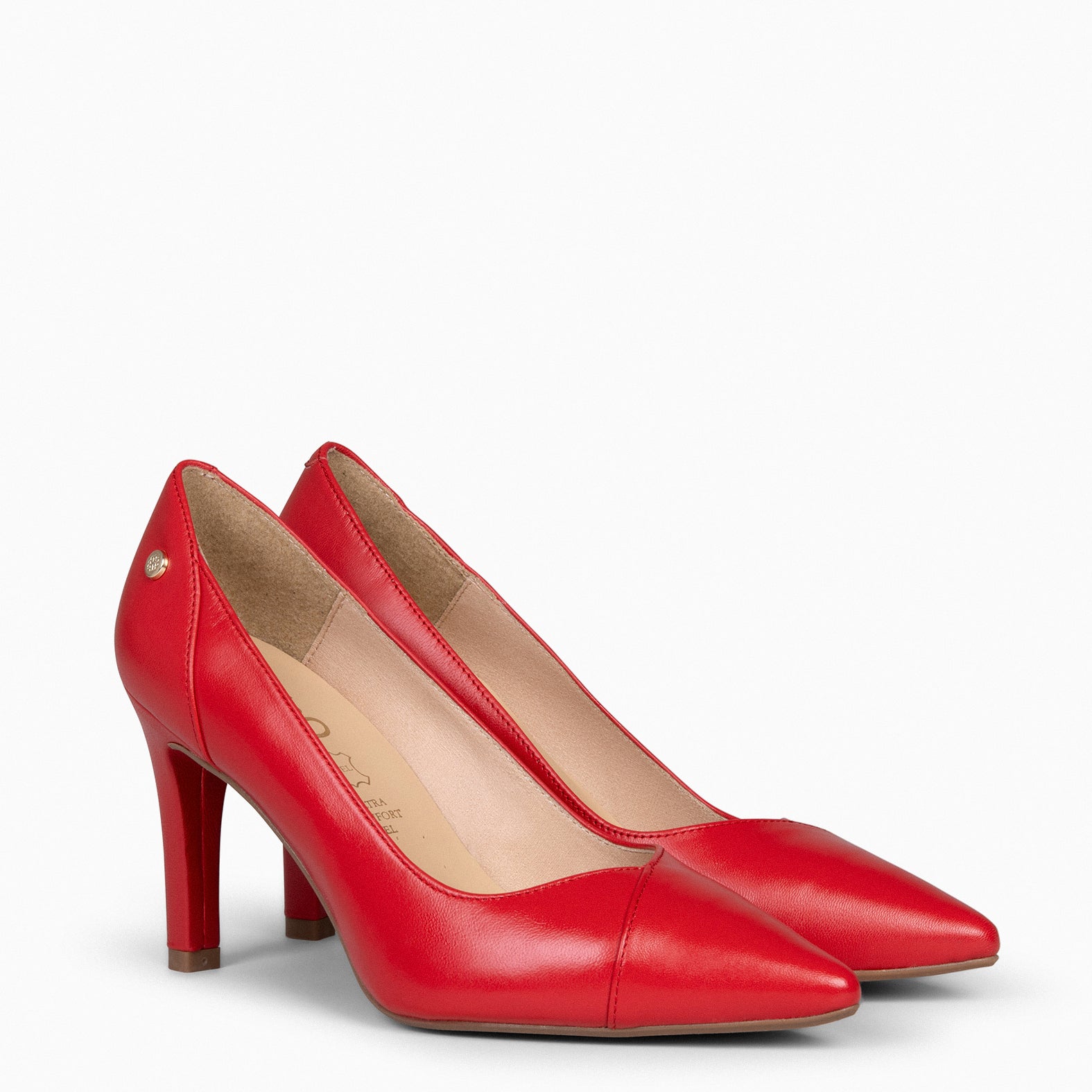 GLAM - Zapatos elegantes de tacón alto ROJO