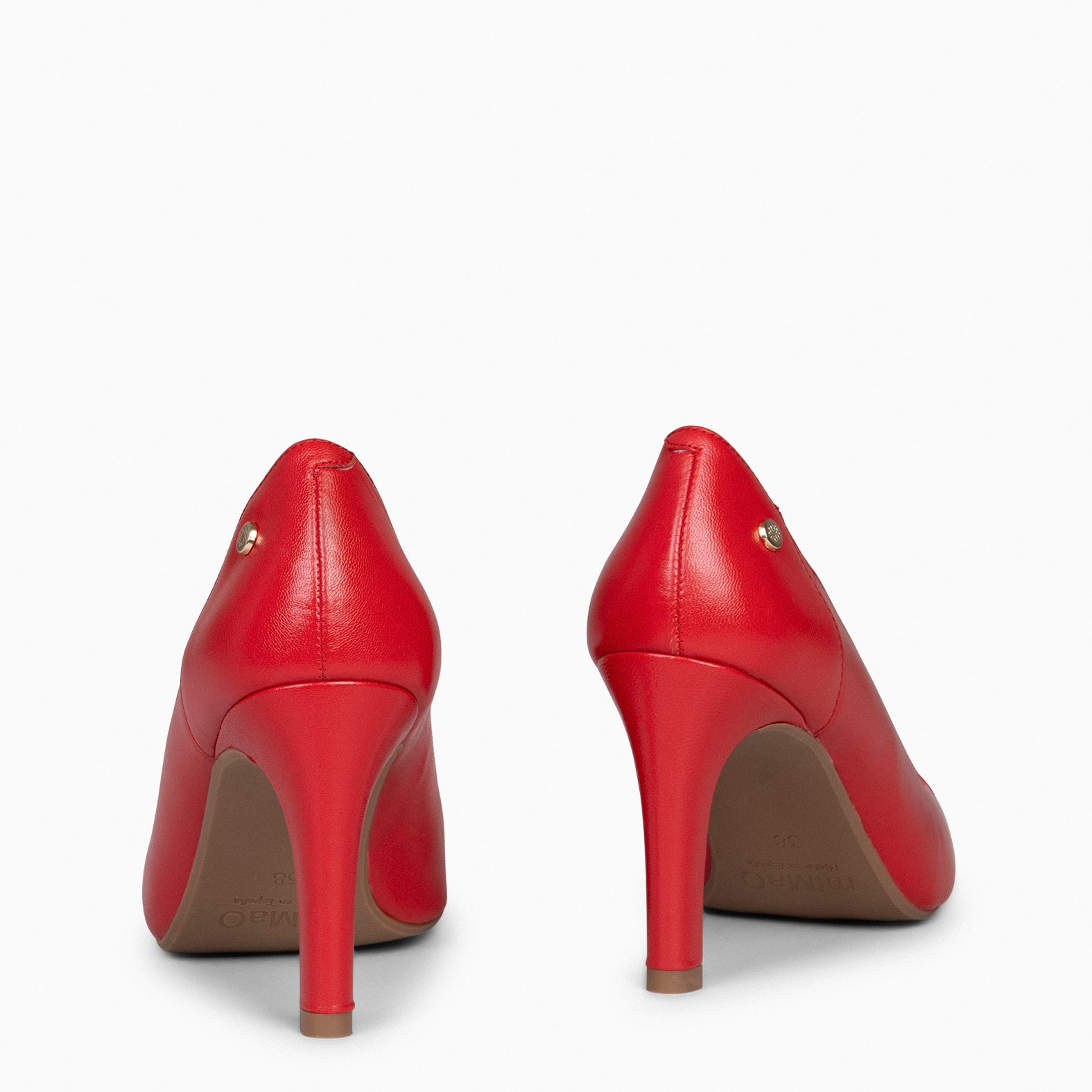 GLAM - Zapatos elegantes de tacón alto ROJO