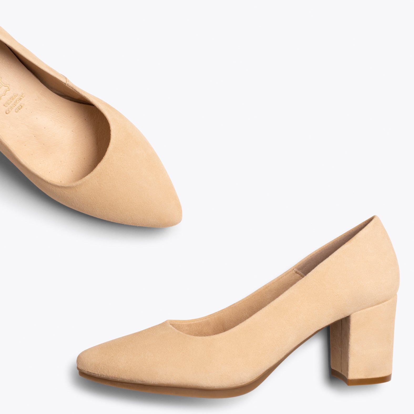 URBAN S - Zapatos de tacón medio BEIGE