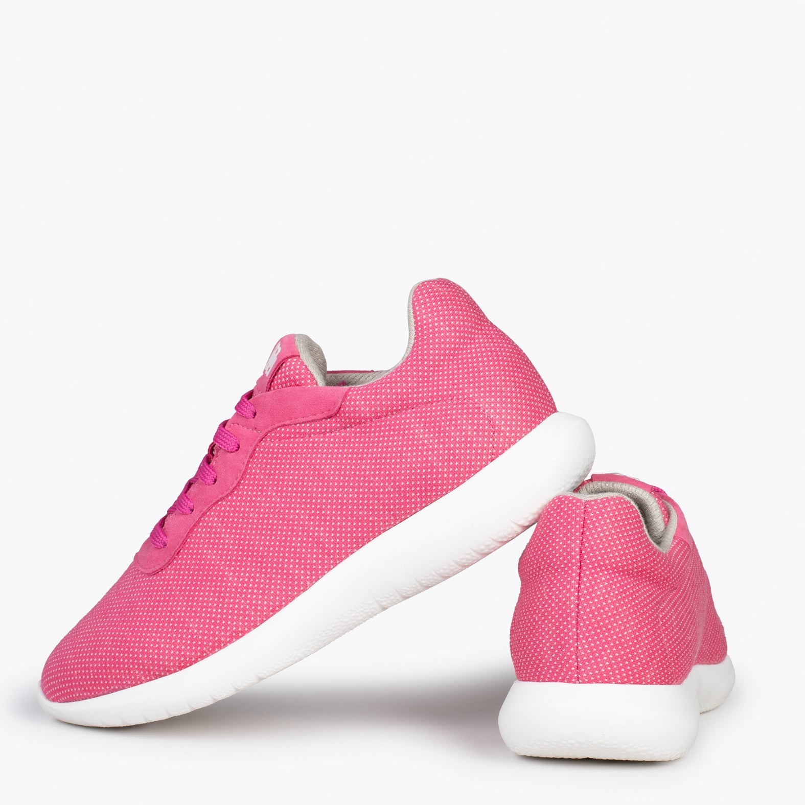 YOGA – Zapatillas deportivas de lana merino FUCSIA