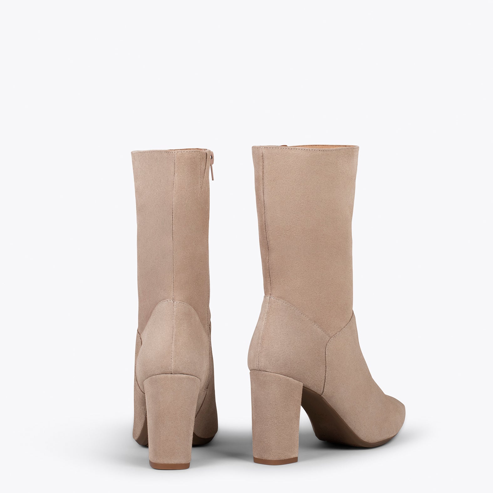 LYON – Botín de caña alta BEIGE