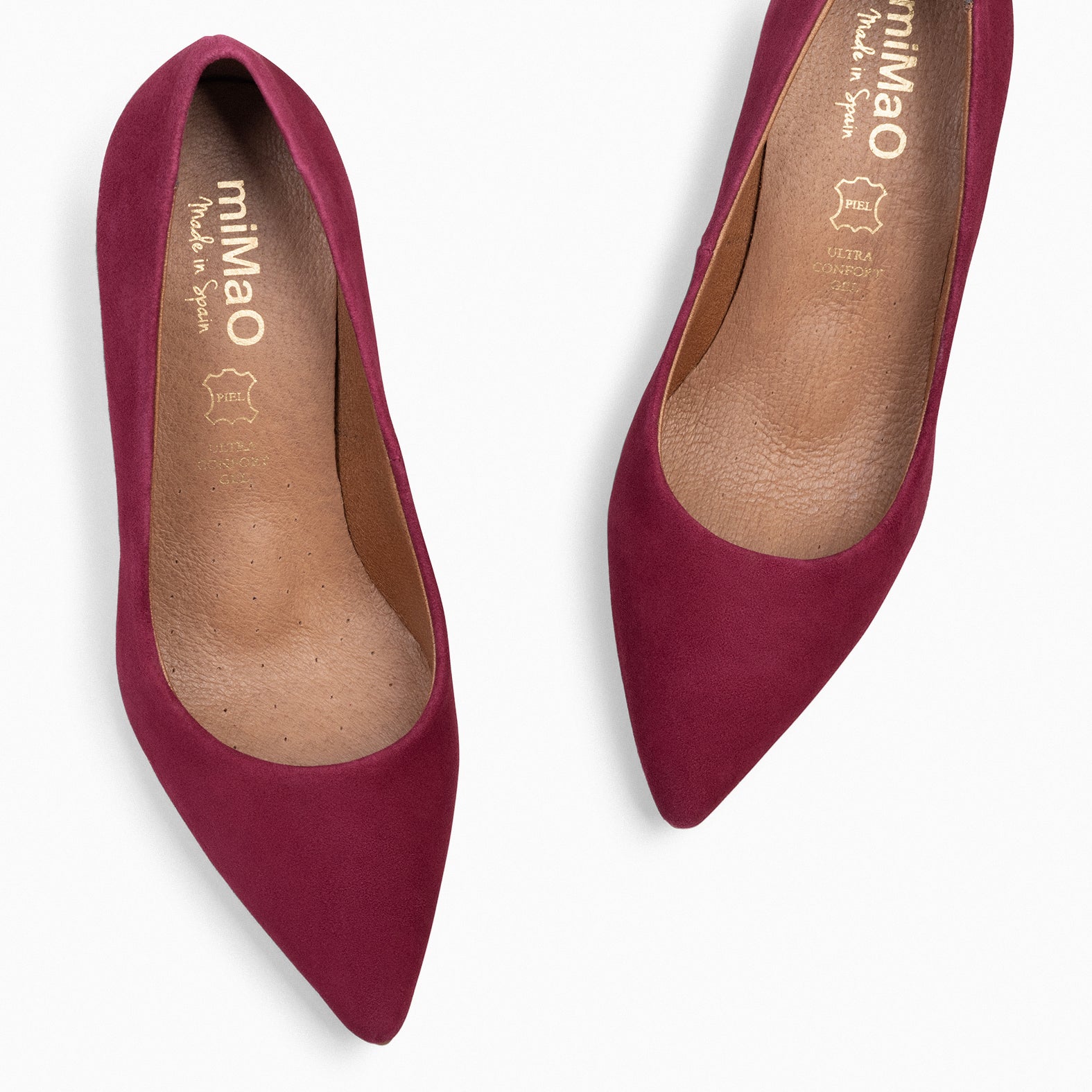 STILETTO - Zapatos de tacón de aguja en GRANATE